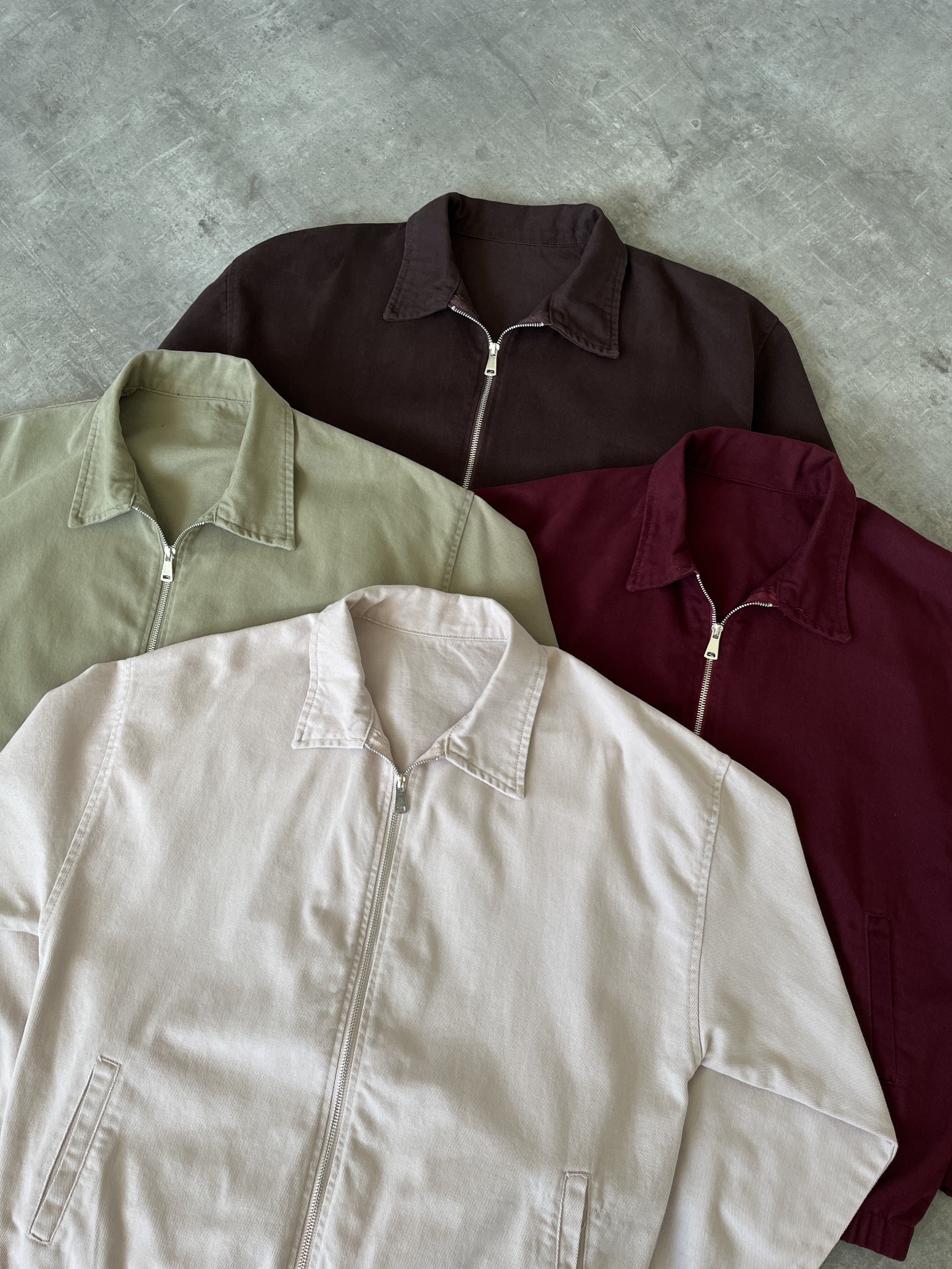 Acı Kahve Mevsimlik Oversize Bomber Ceket