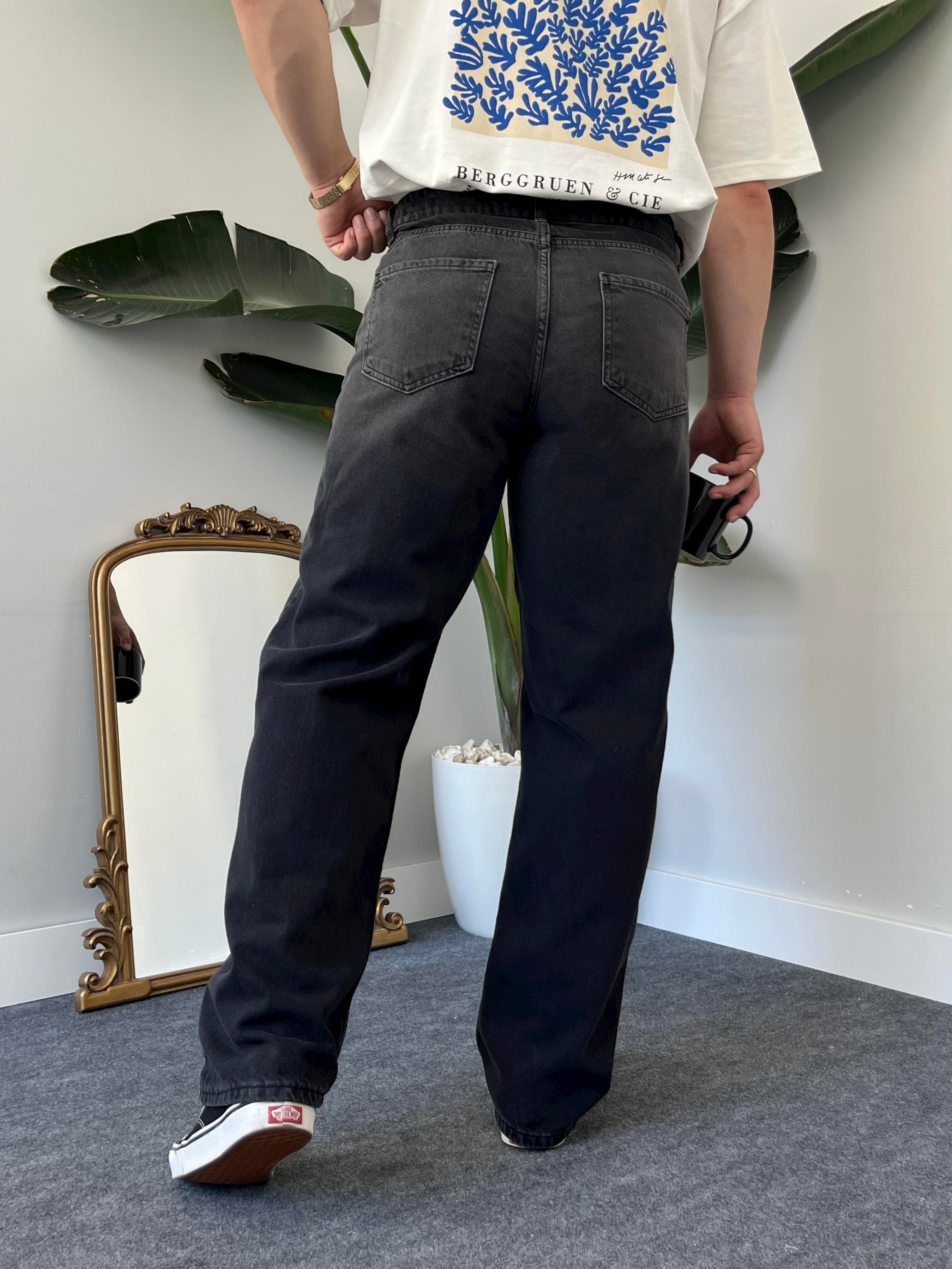 Antrasit Degrade Baggy Jean 