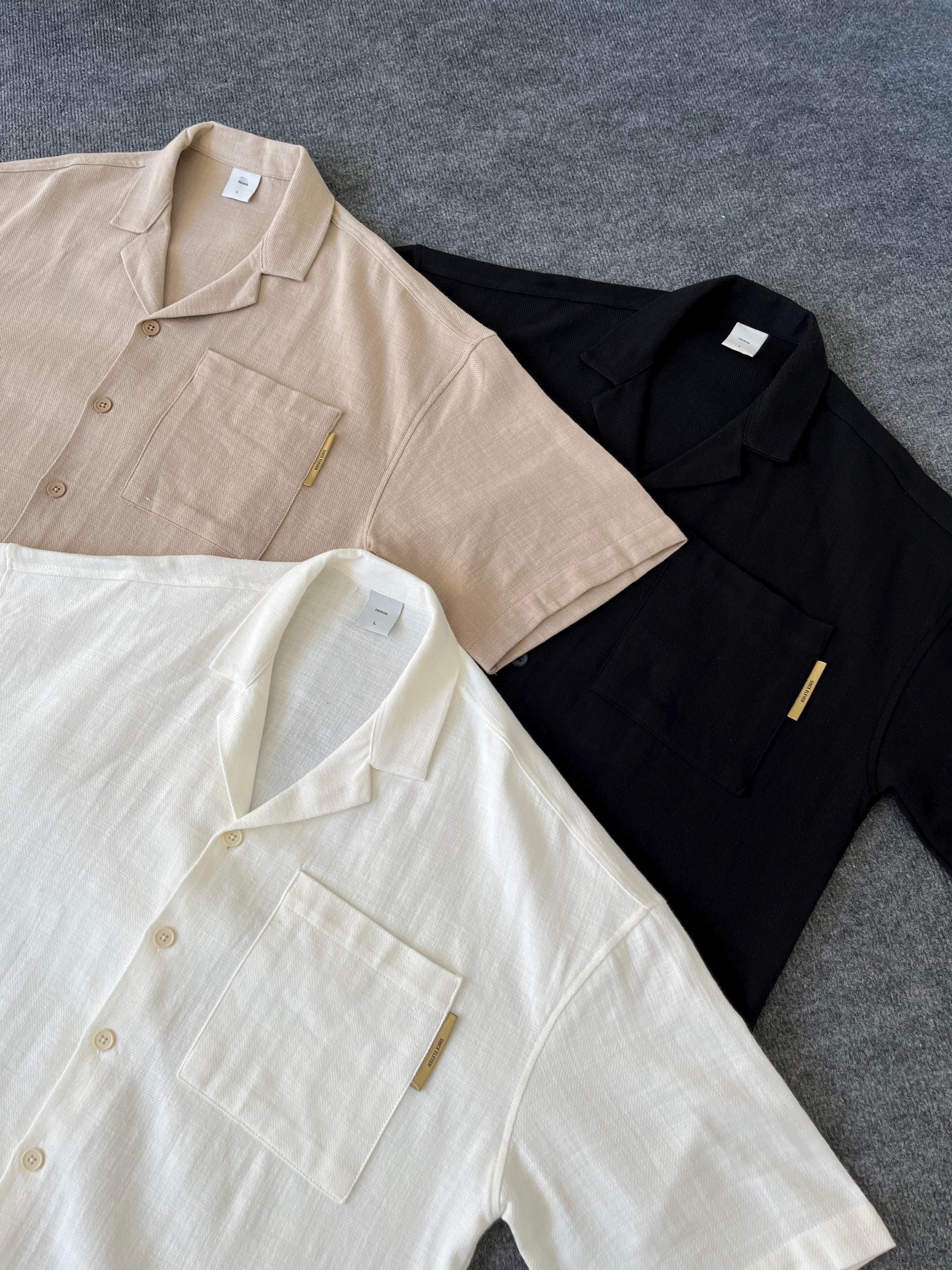 Bej Gabardin Oversize Gömlek