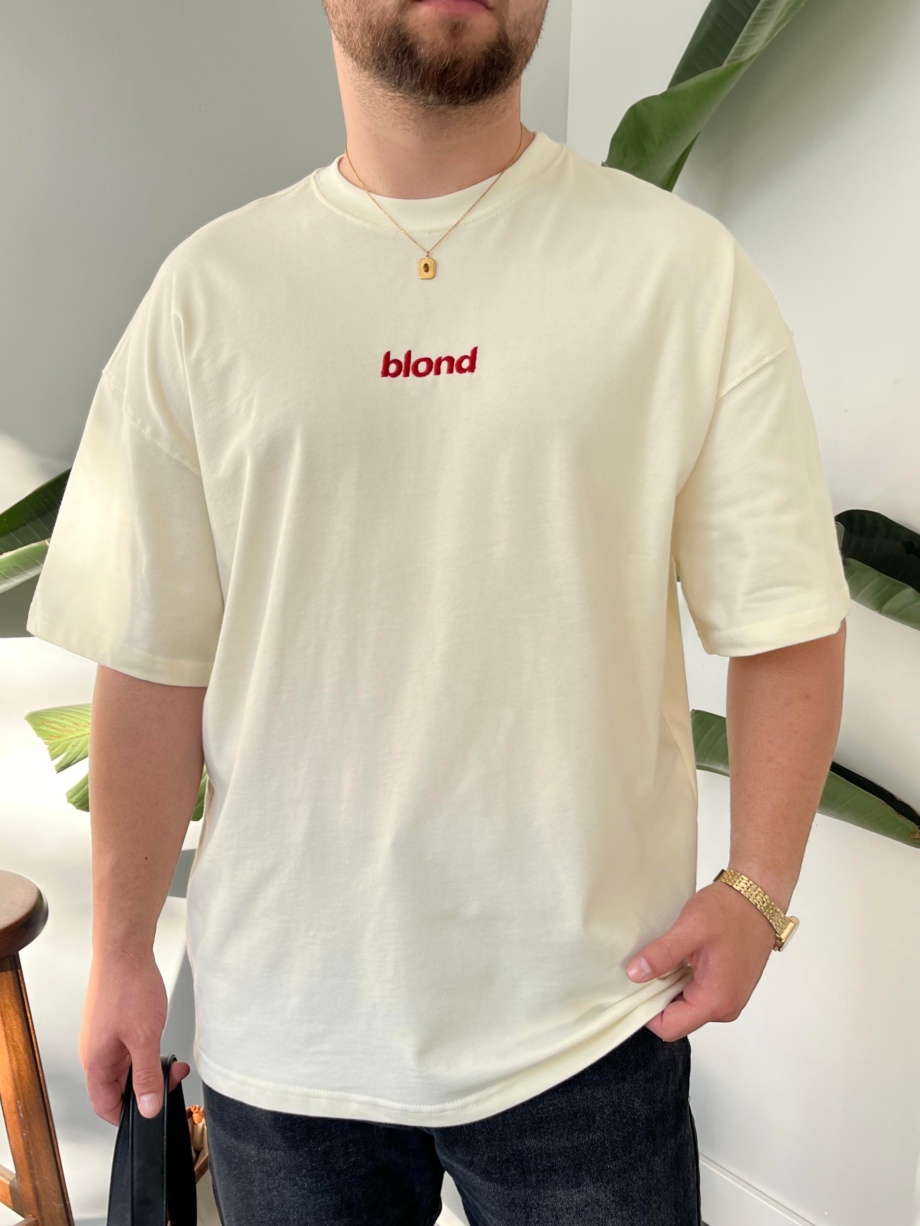 Blond Krem Oversize T-shirt