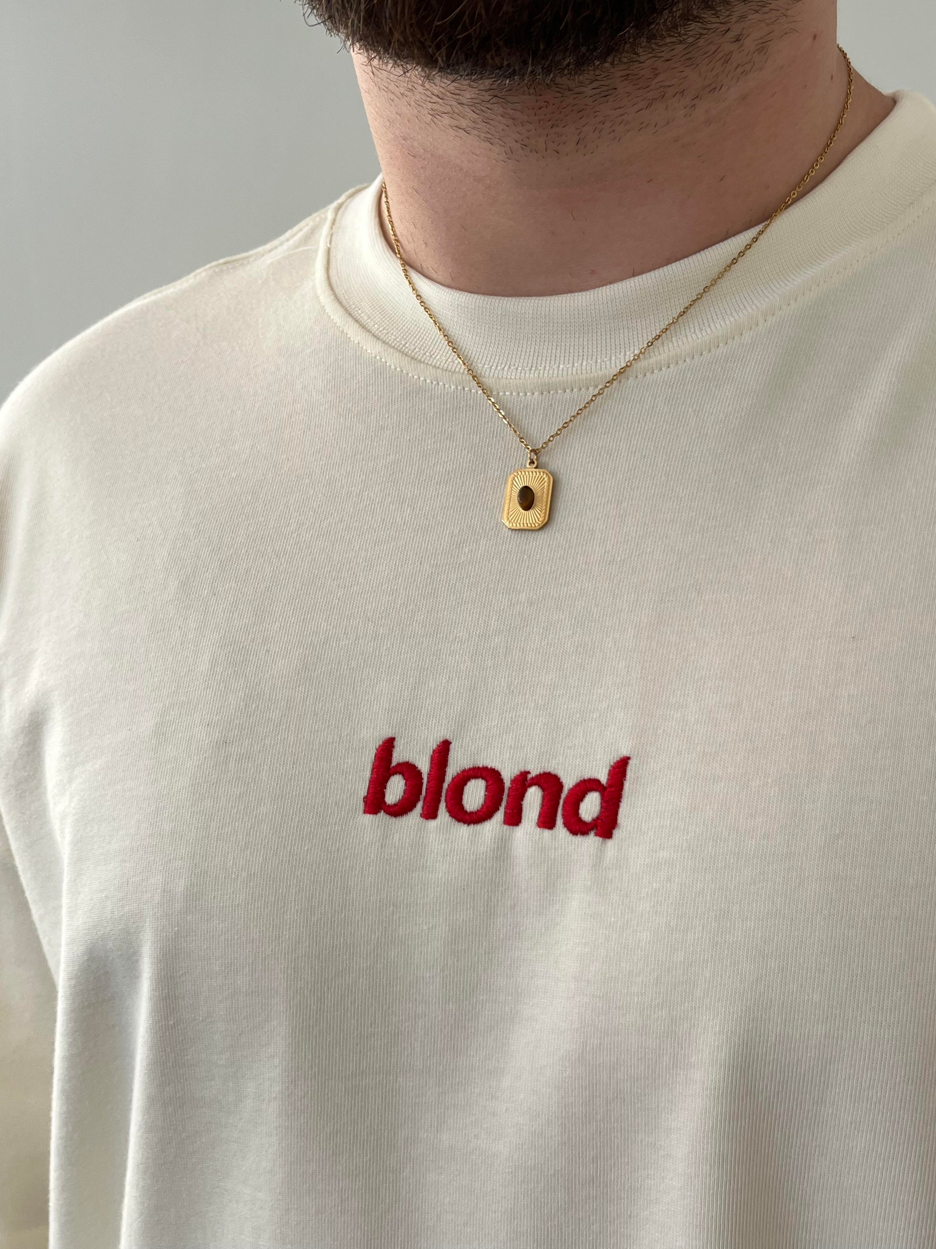 Blond Krem Oversize T-shirt