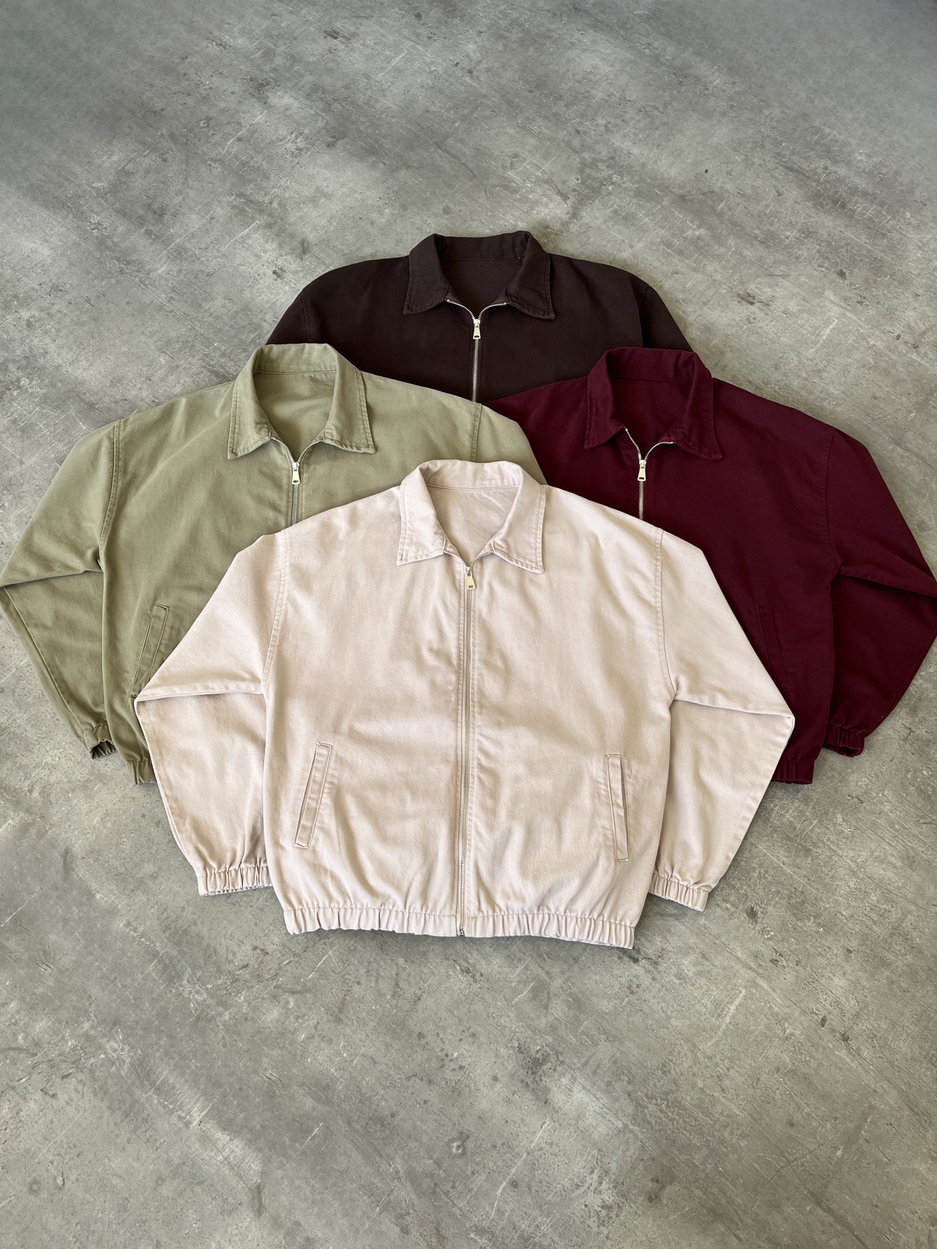 Bordo Mevsimlik Oversize Bomber Ceket