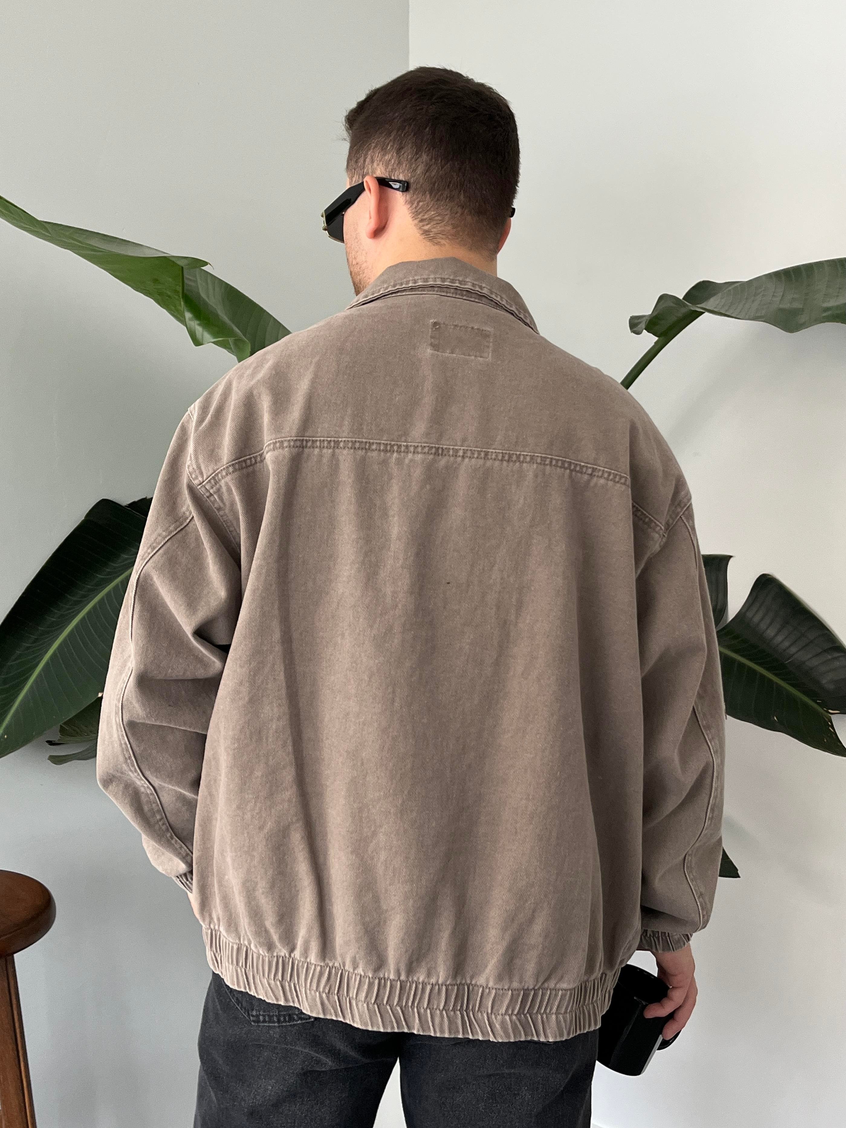 Browners Acid-Wash Bomber Ceket