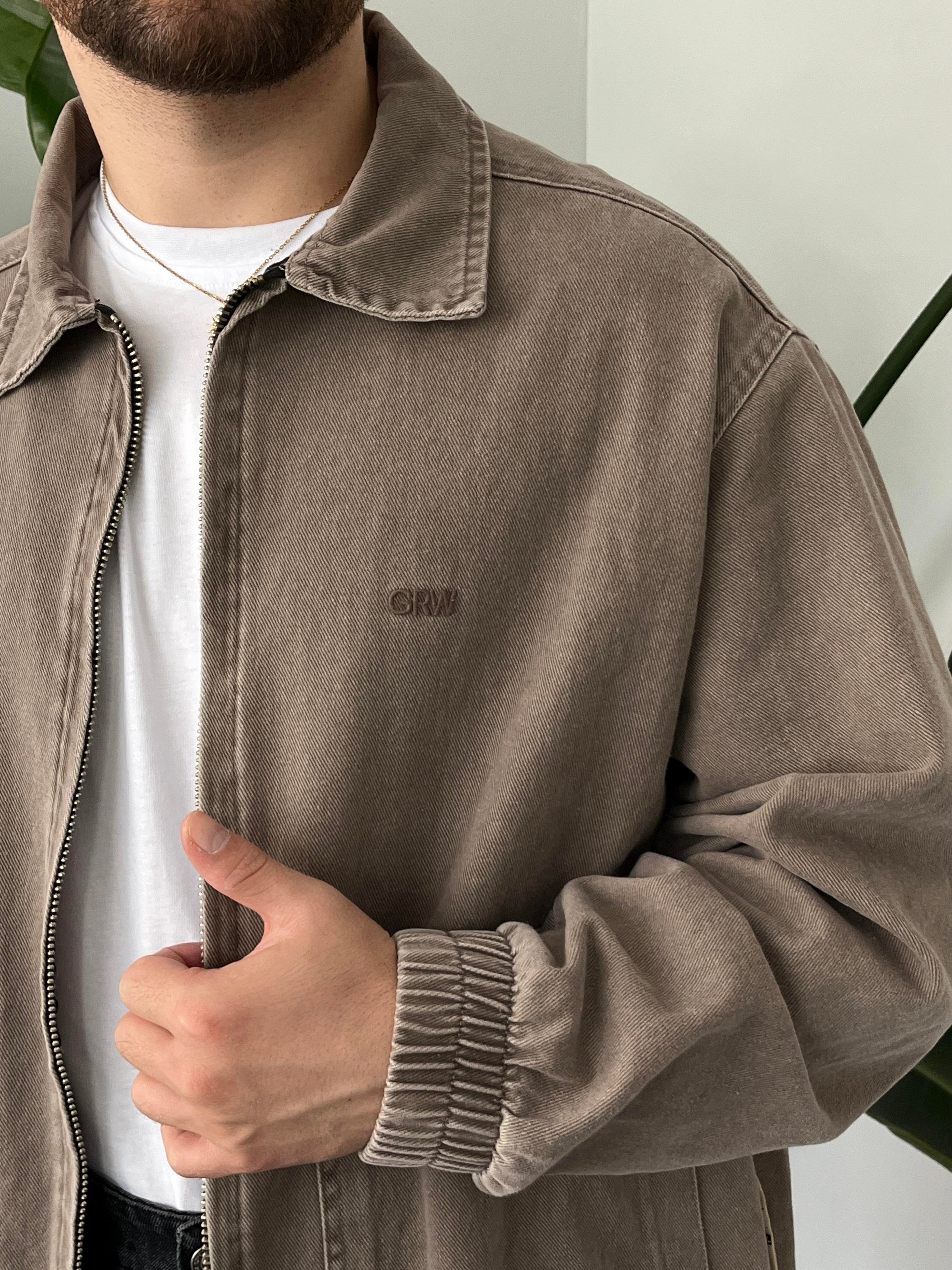 Browners Acid-Wash Bomber Ceket