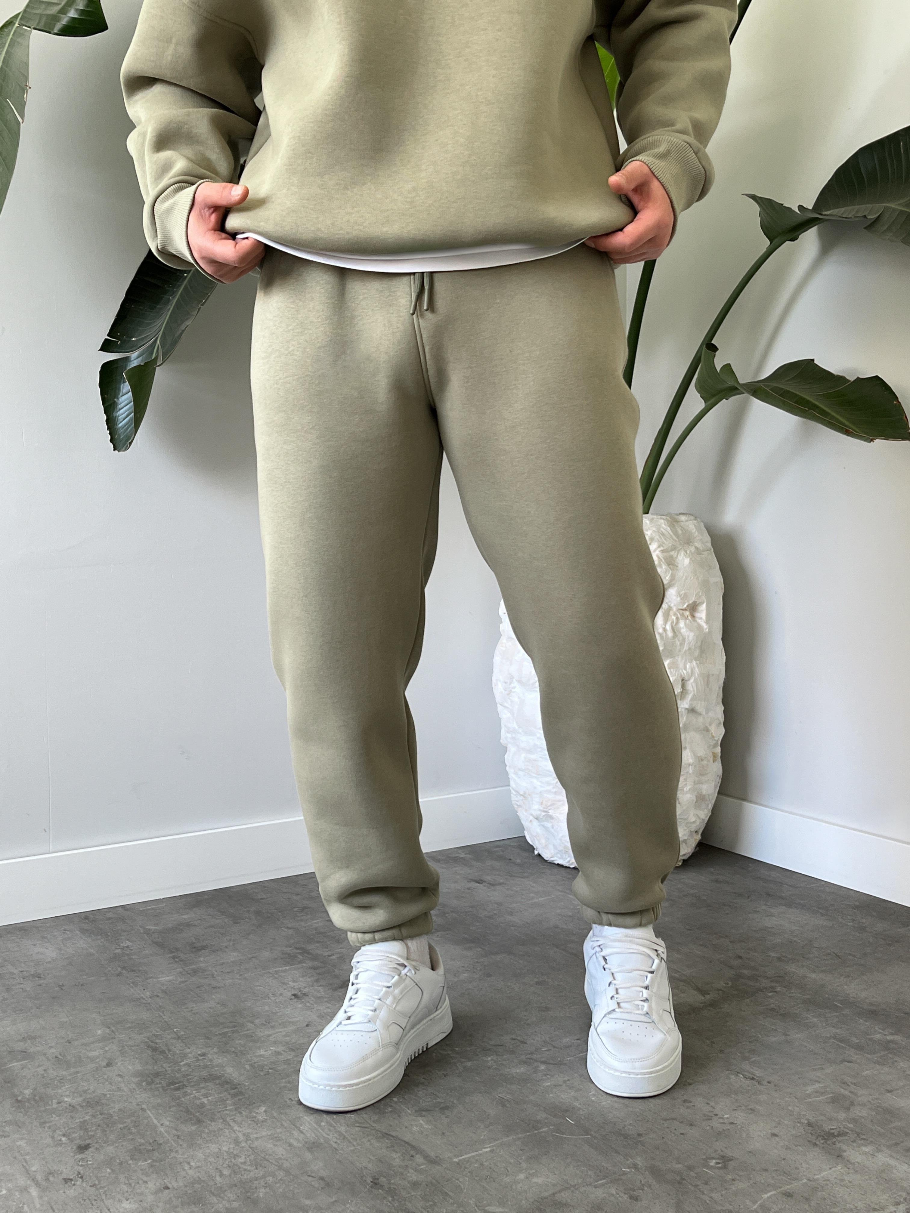 Çağla Yarım Fermuarlı Oversize Eşofman Takımı