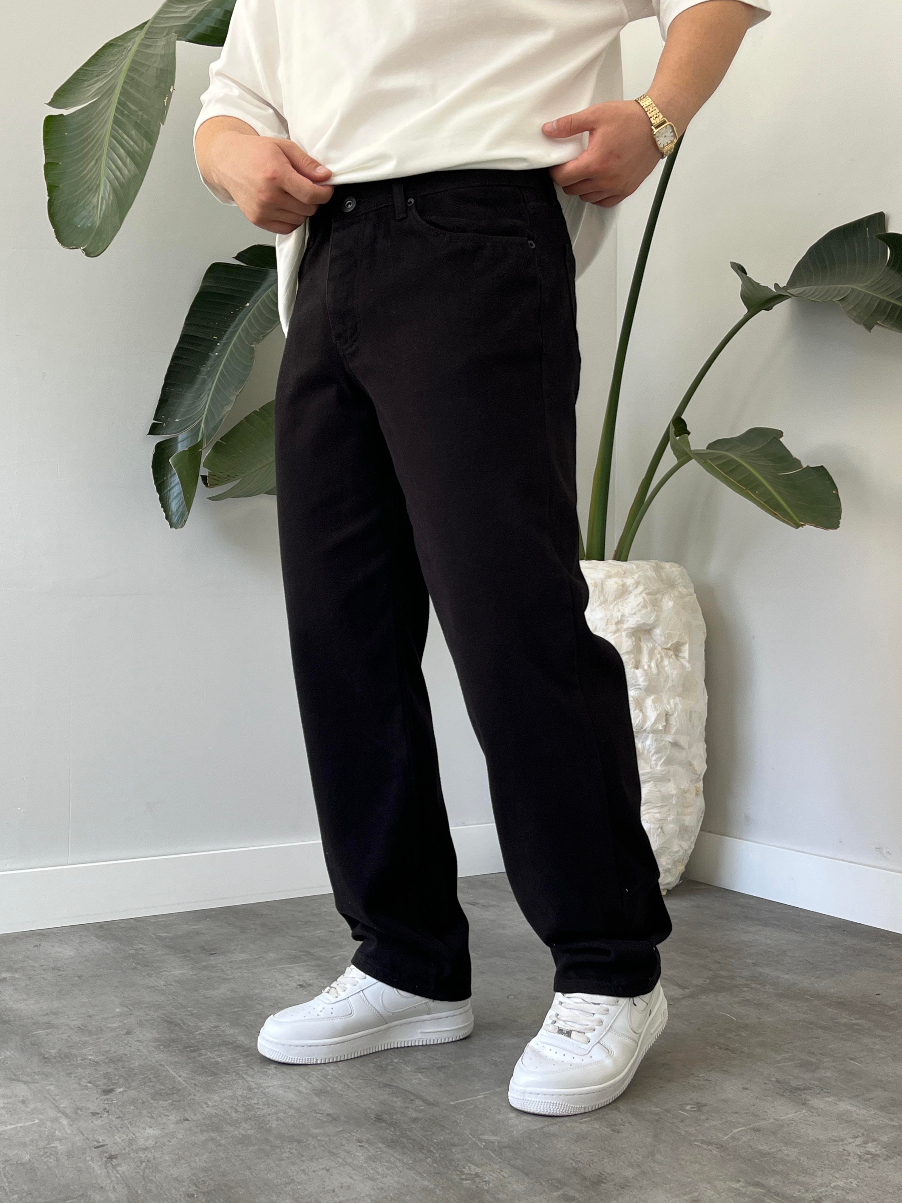 Carbon Black Baggy Jean