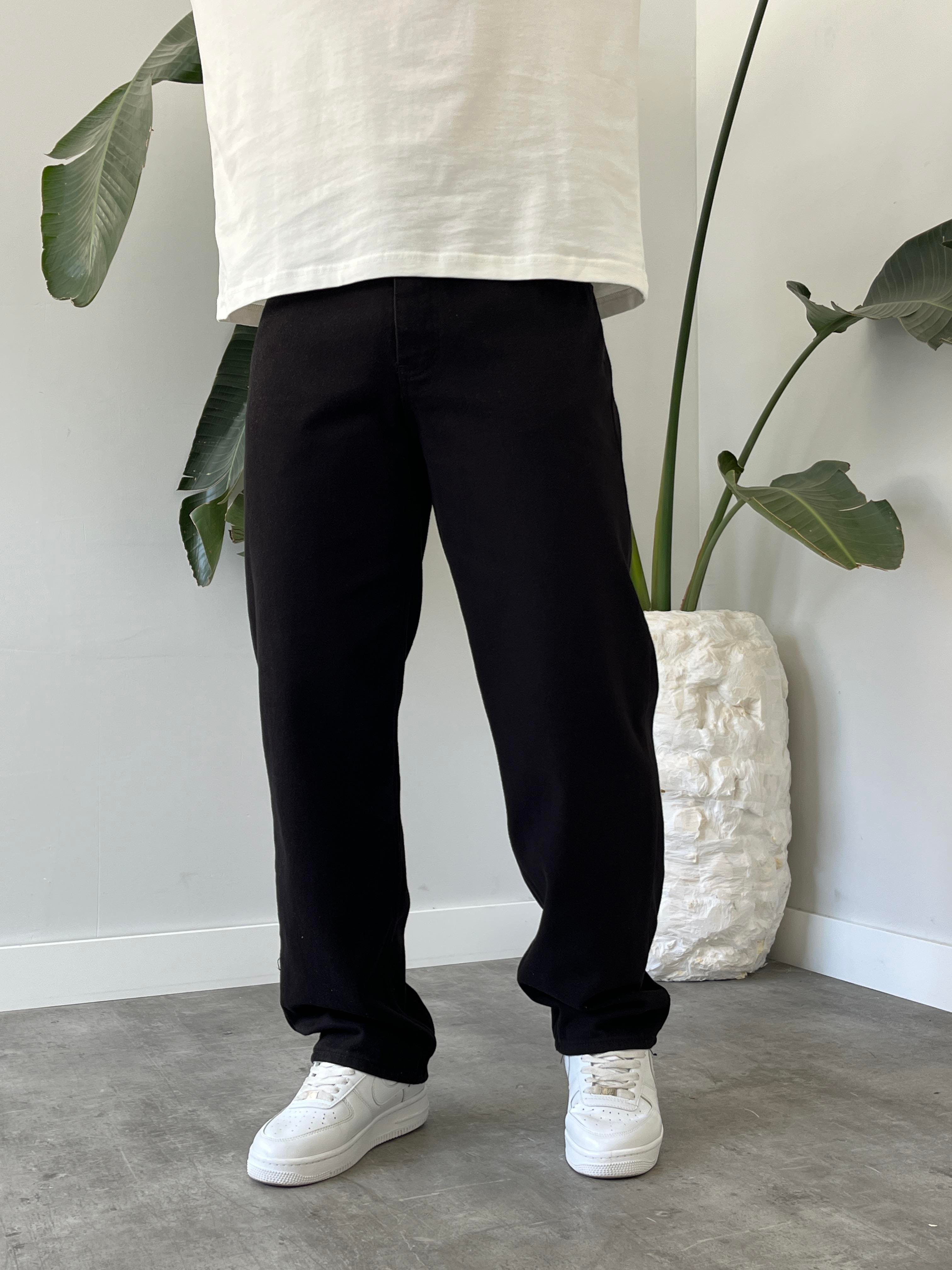 Carbon Black Baggy Jean