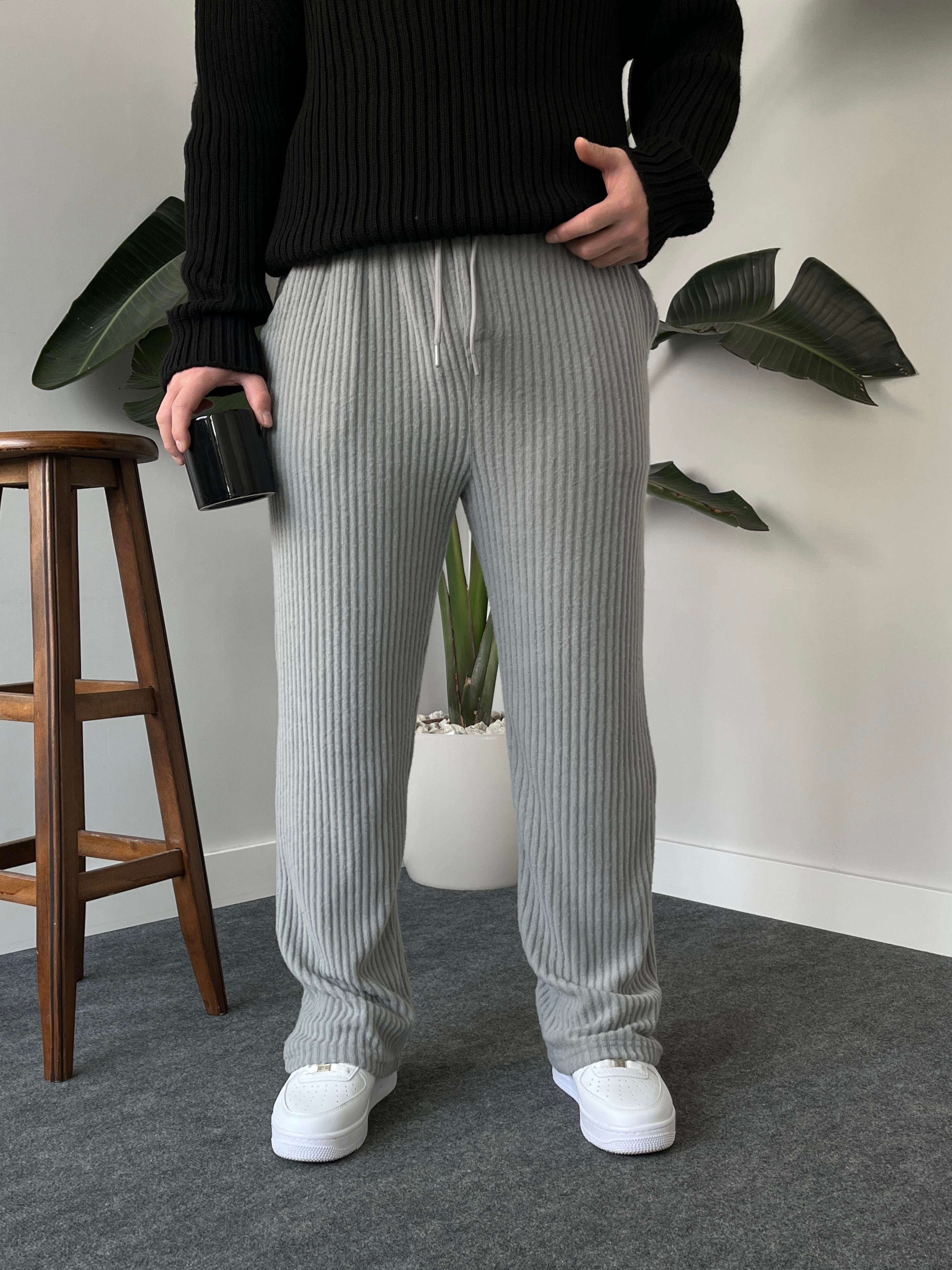 Corda Gri Fitilli Pantolon