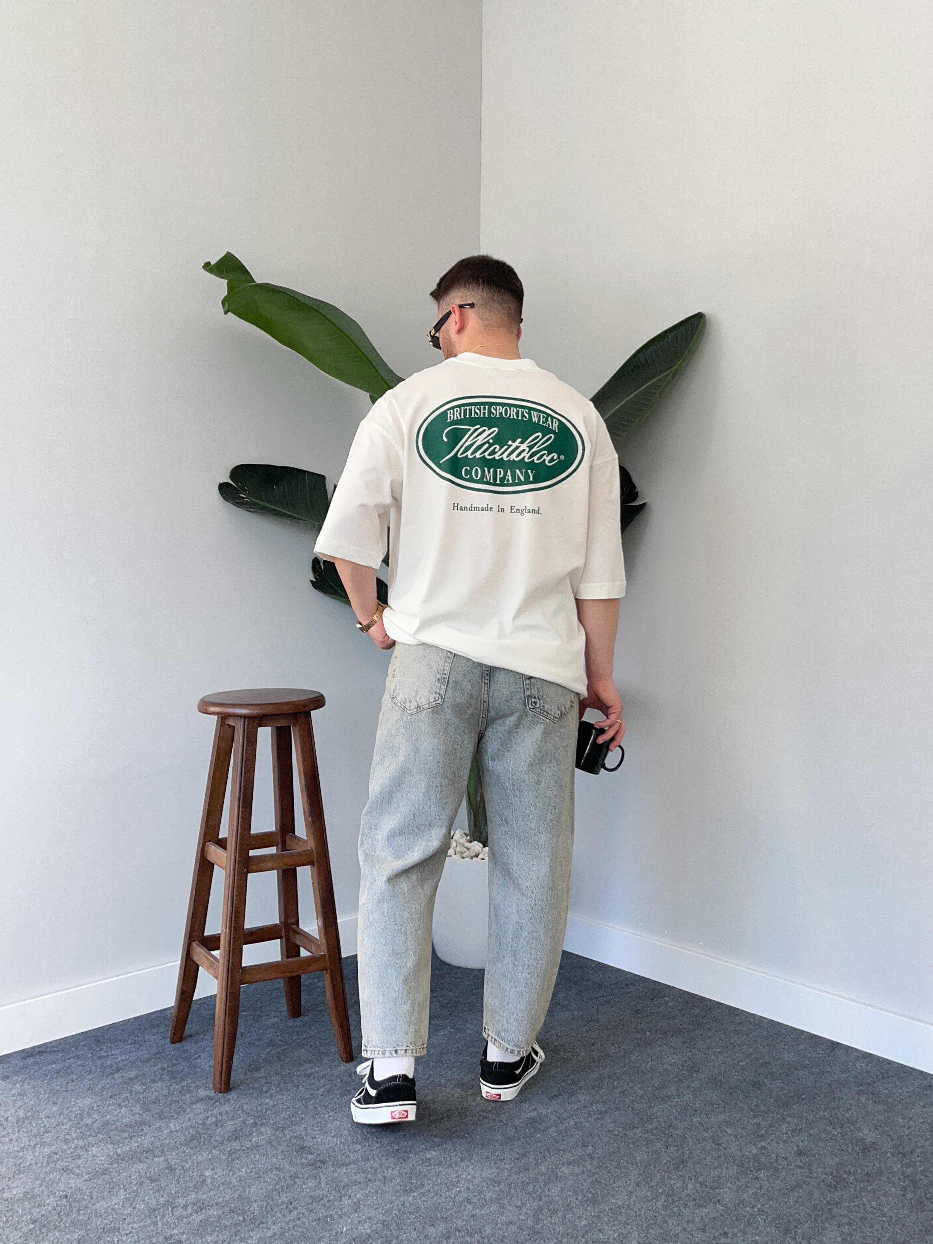 Ekru British Oversize T-shirt