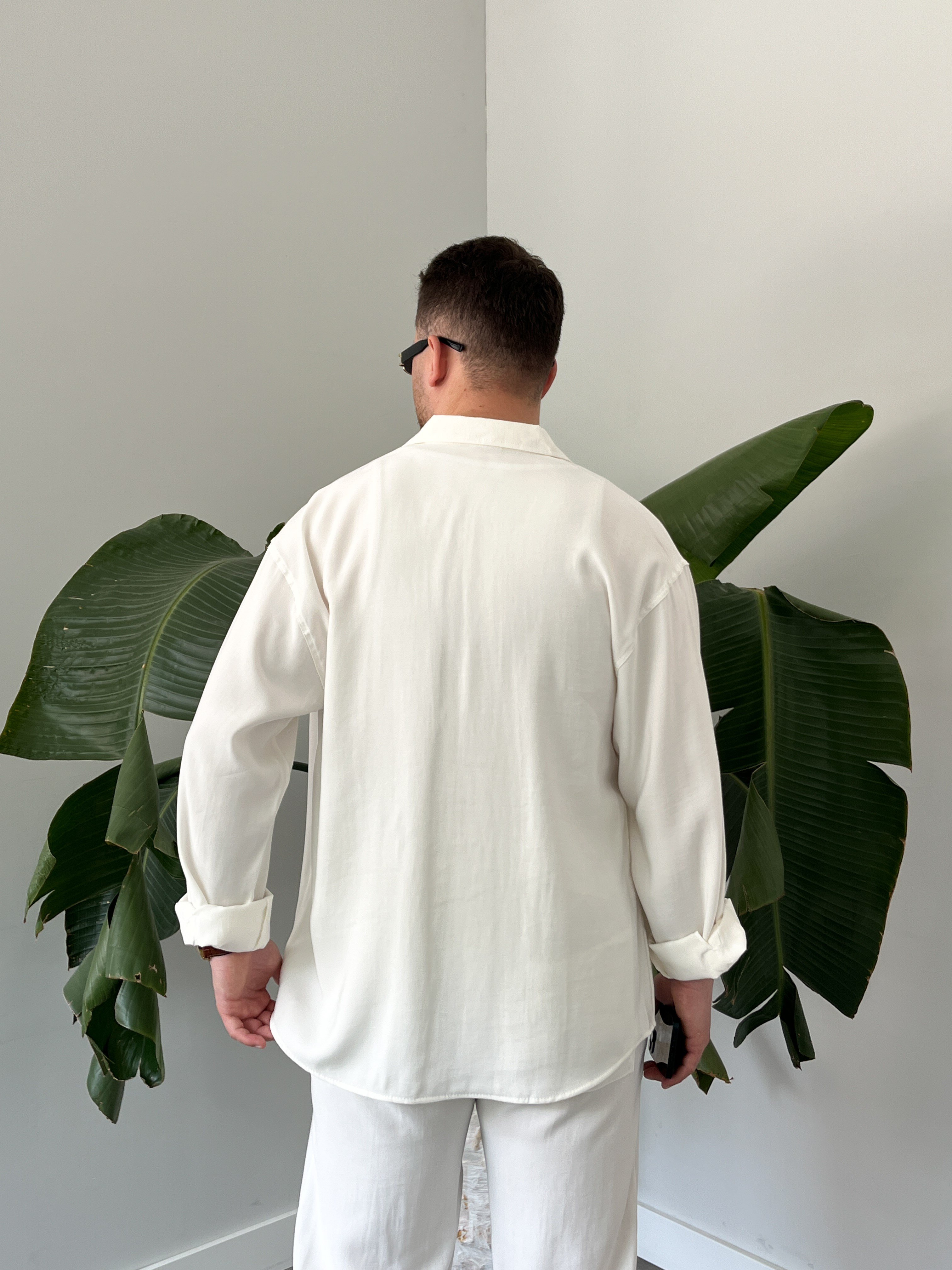 Ekru Premium Modal Oversize Takım
