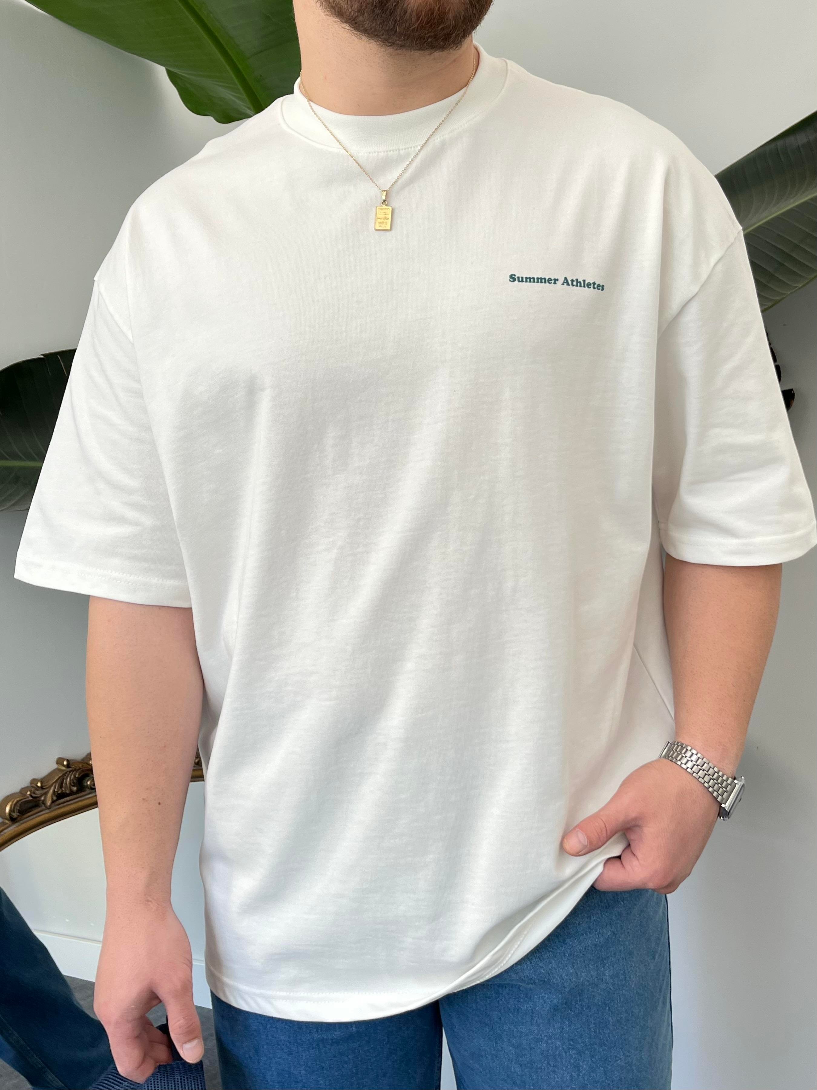 Golf Club Beyaz Oversize T-shirt