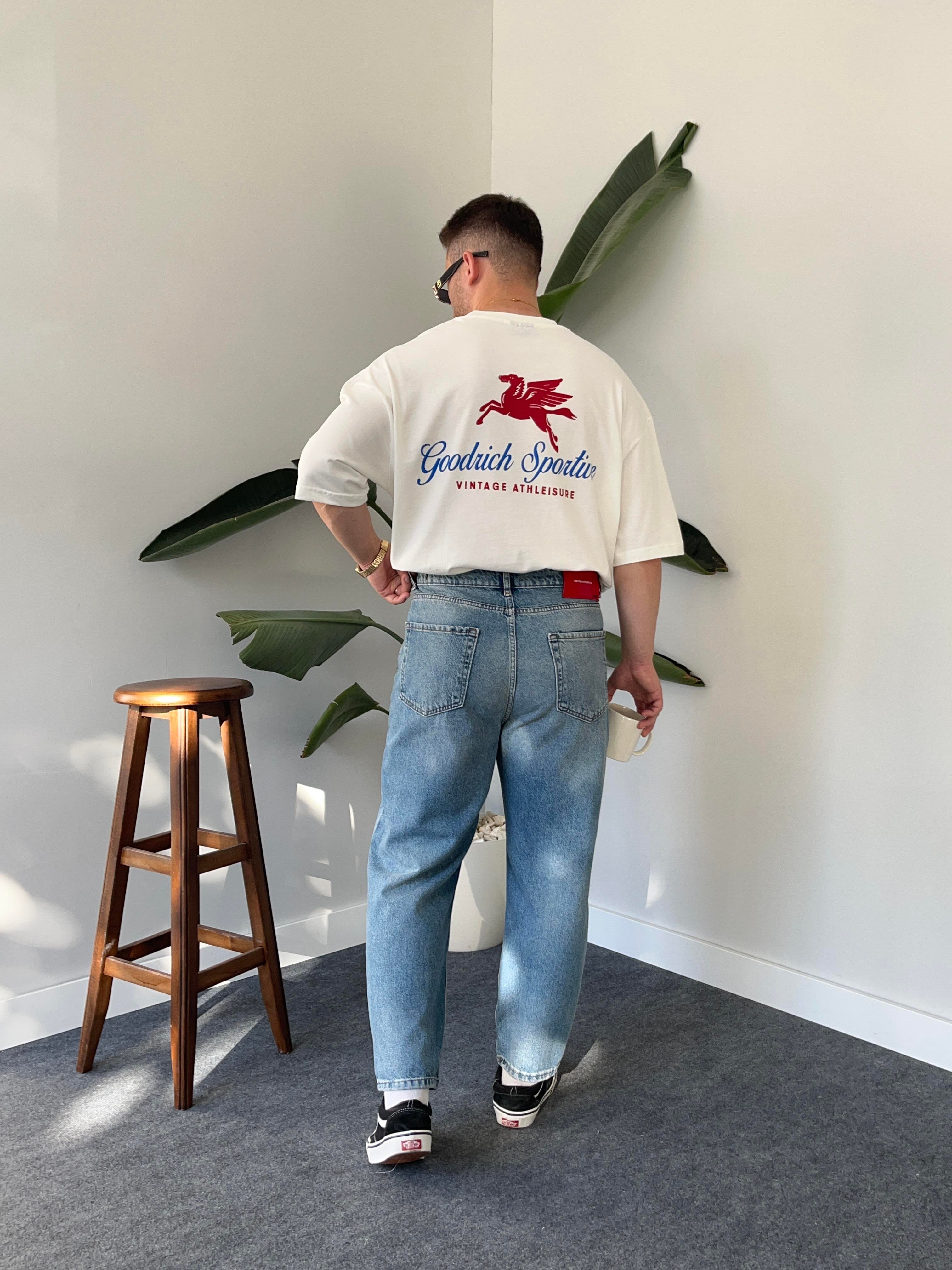 Goodrich Beyaz Oversize T-shirt