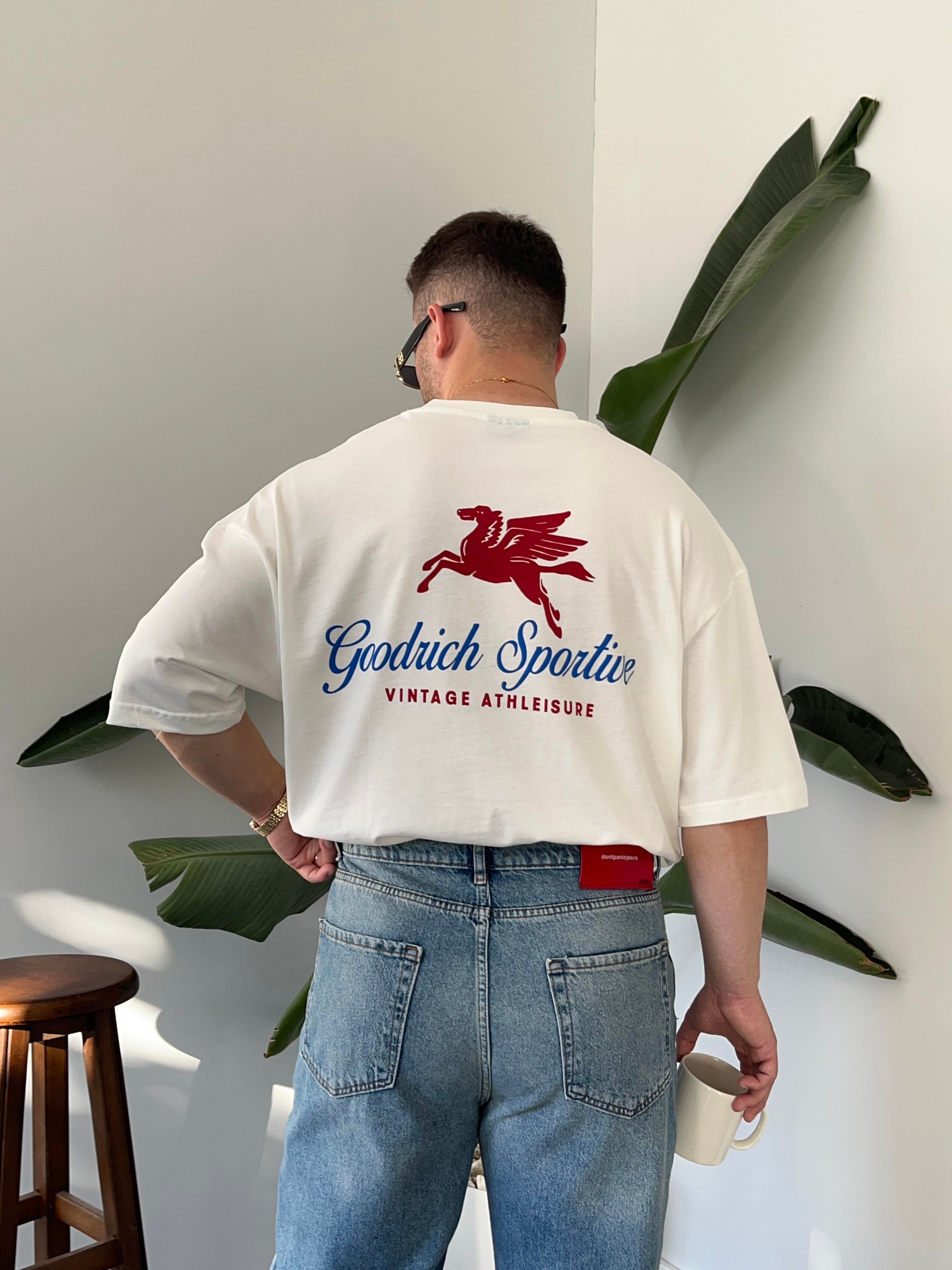 Goodrich Beyaz Oversize T-shirt