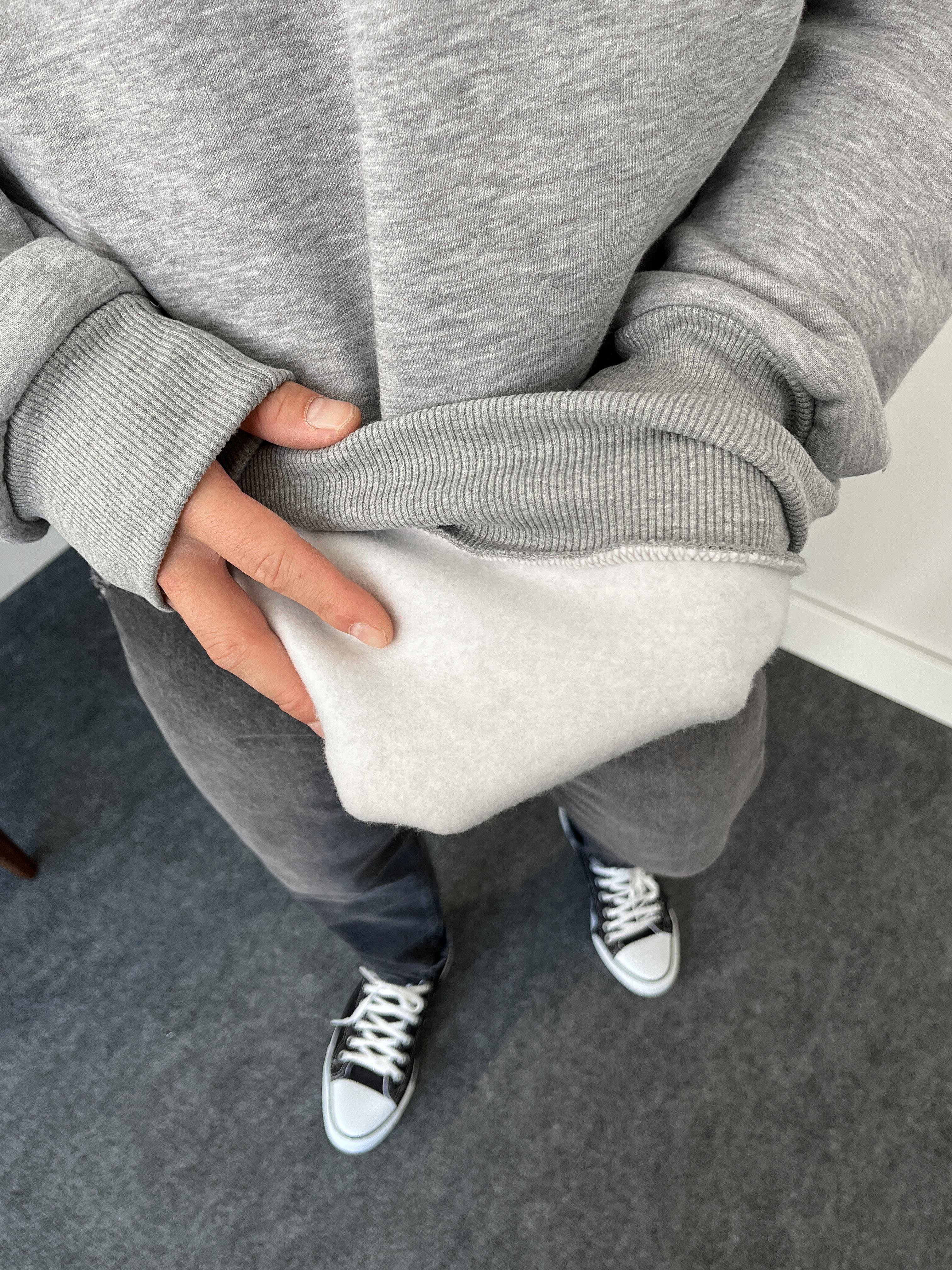 Grimelanj Üç İplik Şardonlu Basic Sweatshirt
