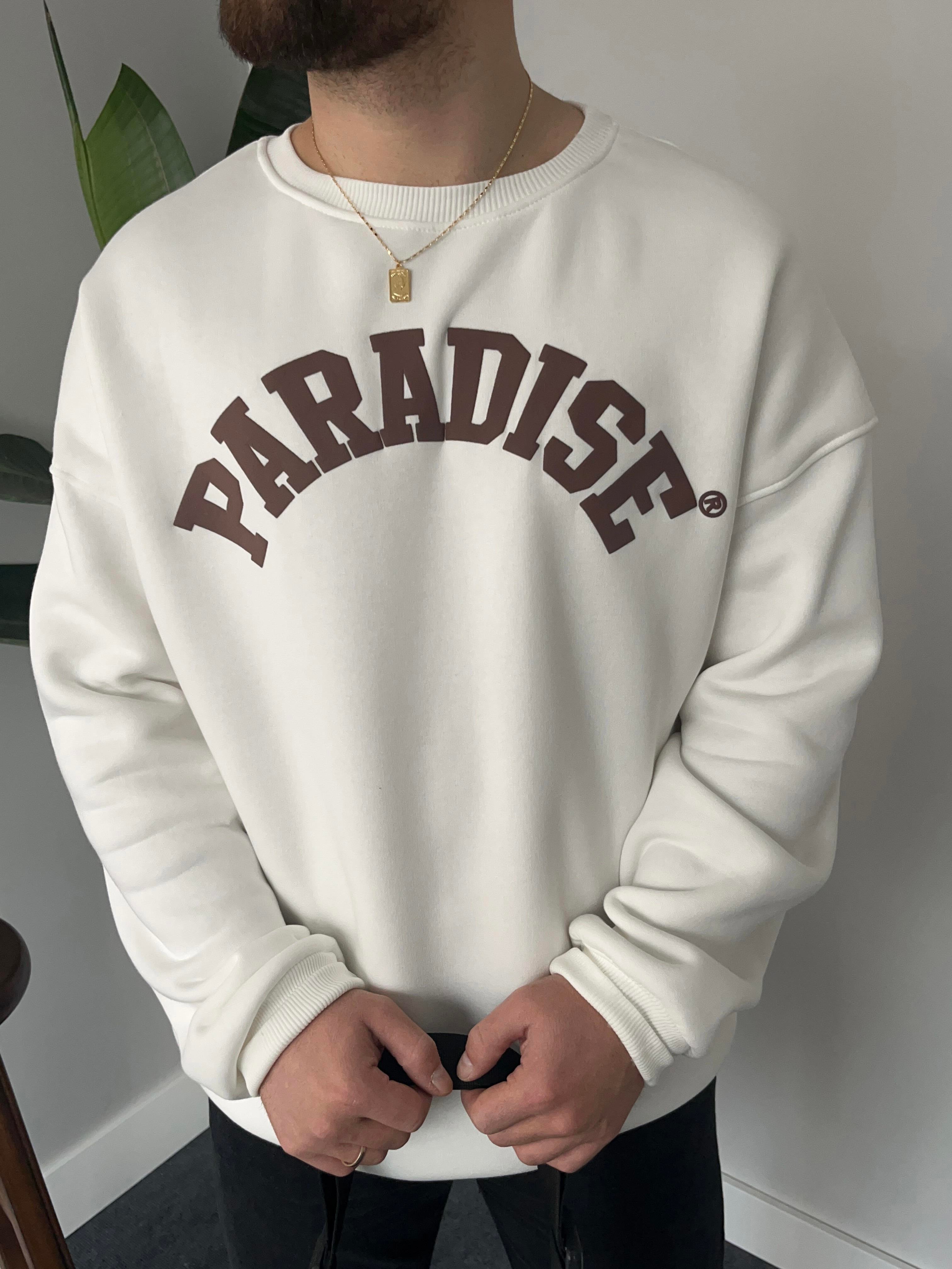 Paradise Beyaz Sweatshirt