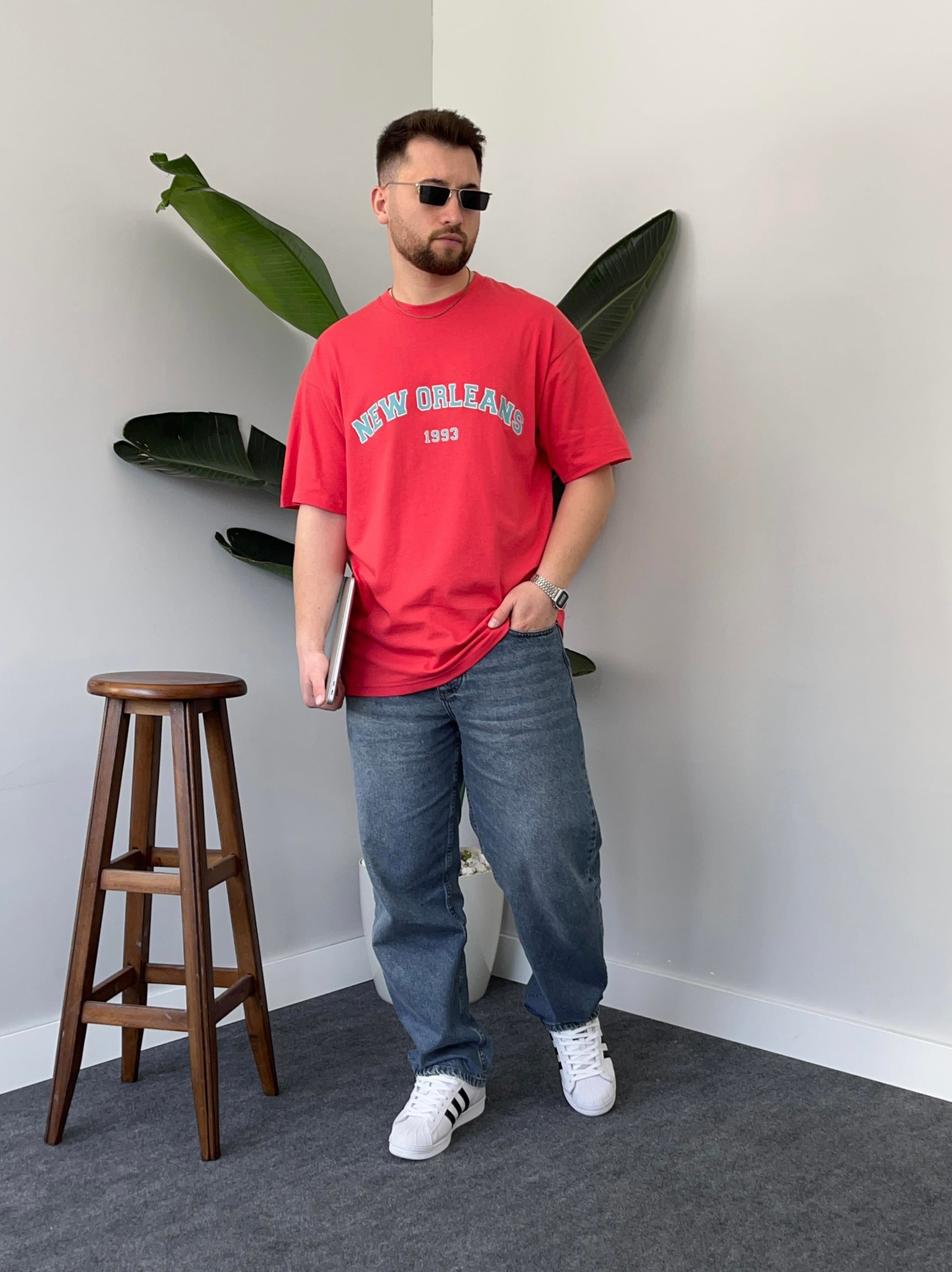 Pembe New Orleans Oversize T-shirt