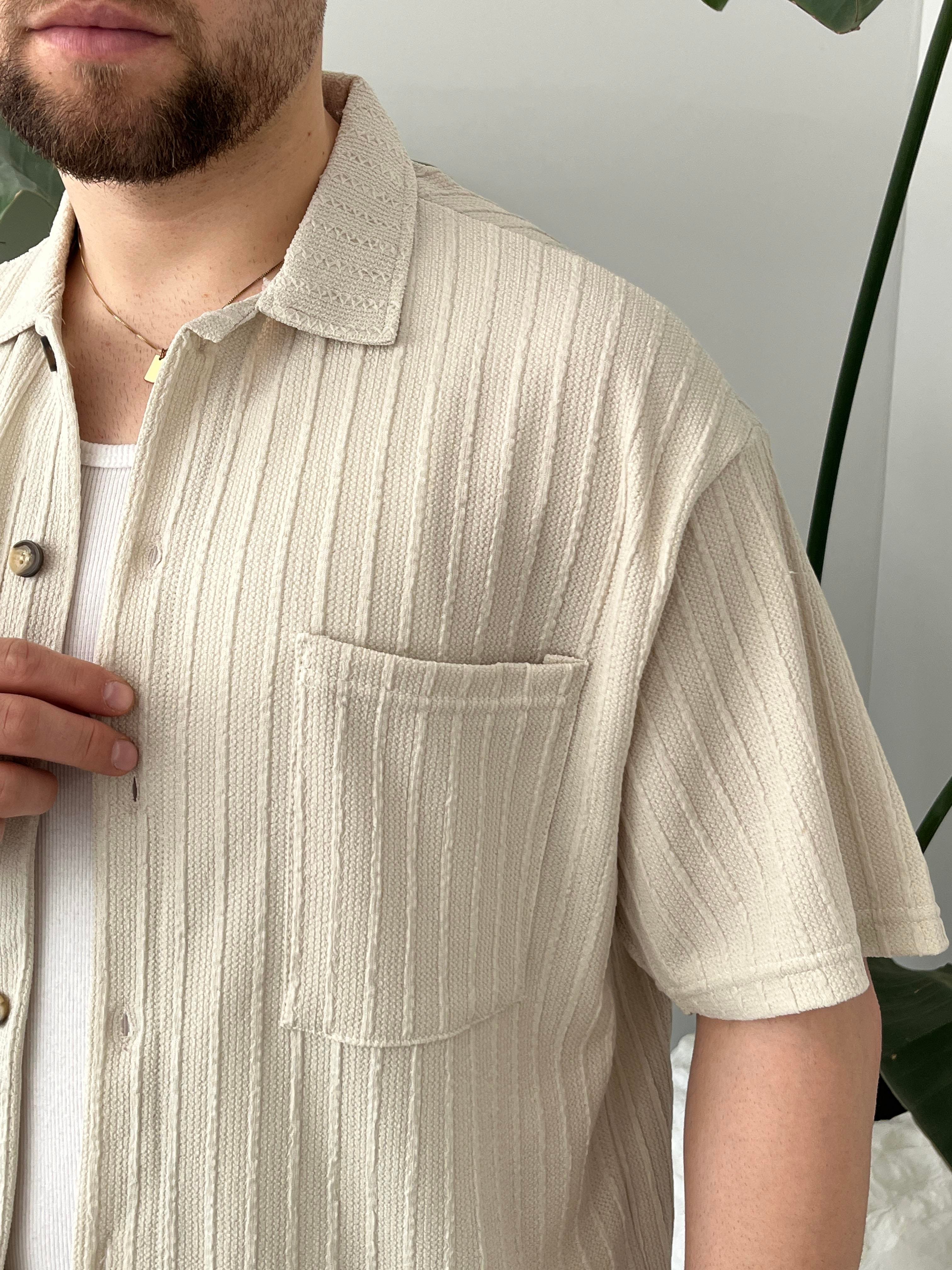 Romero Taş Desenli Oversize Takım
