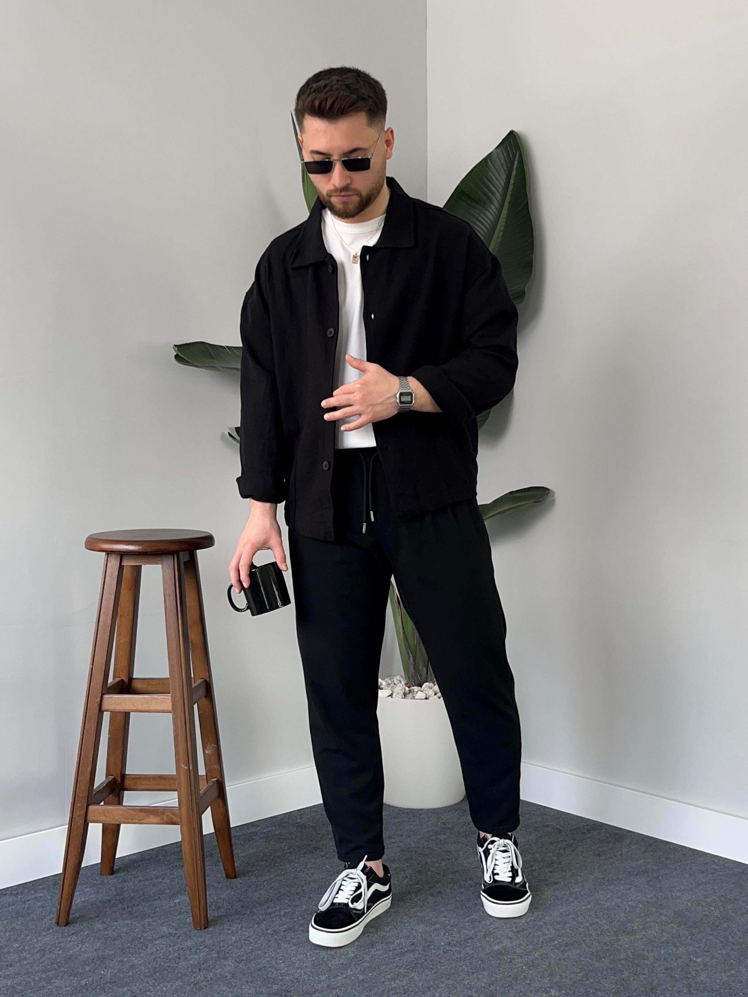 Siyah Casual Ceket