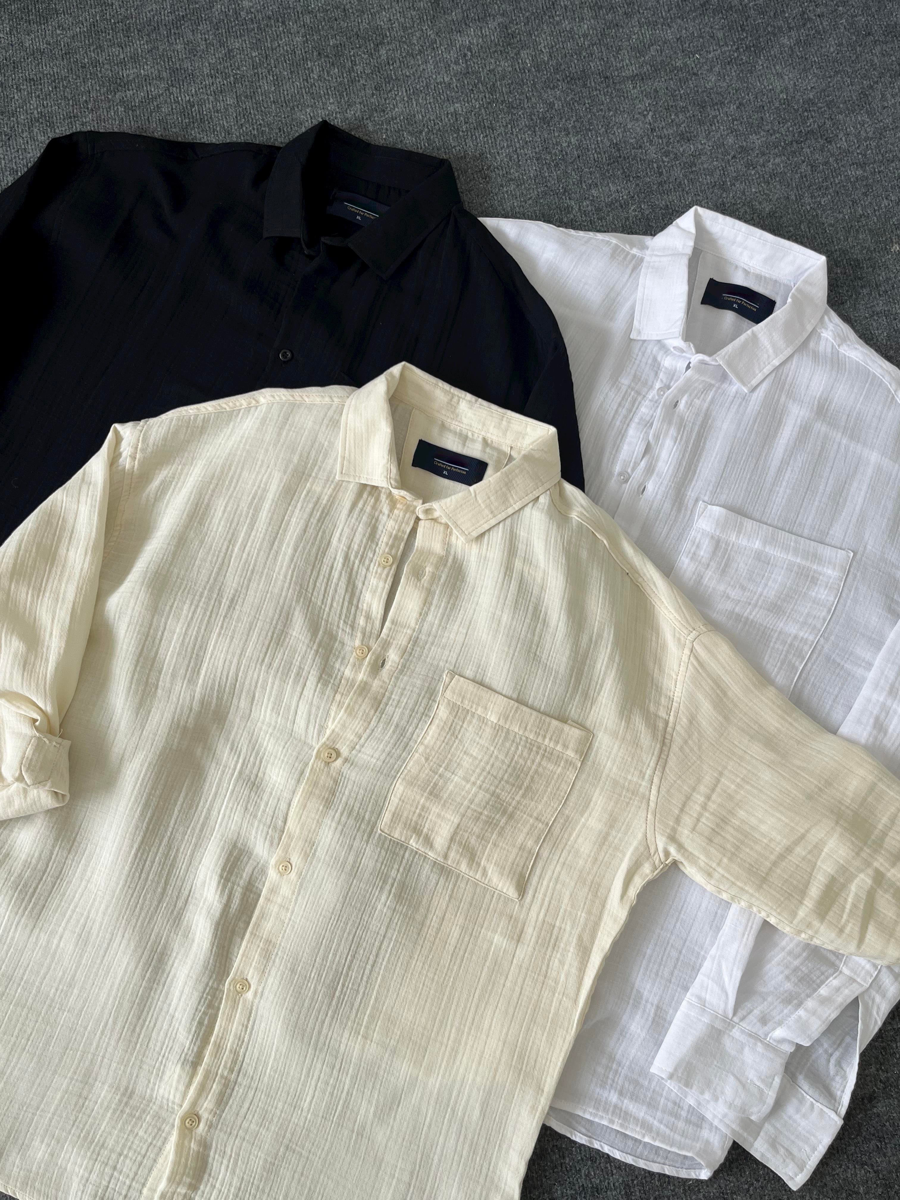 Siyah Dokulu Gömlek