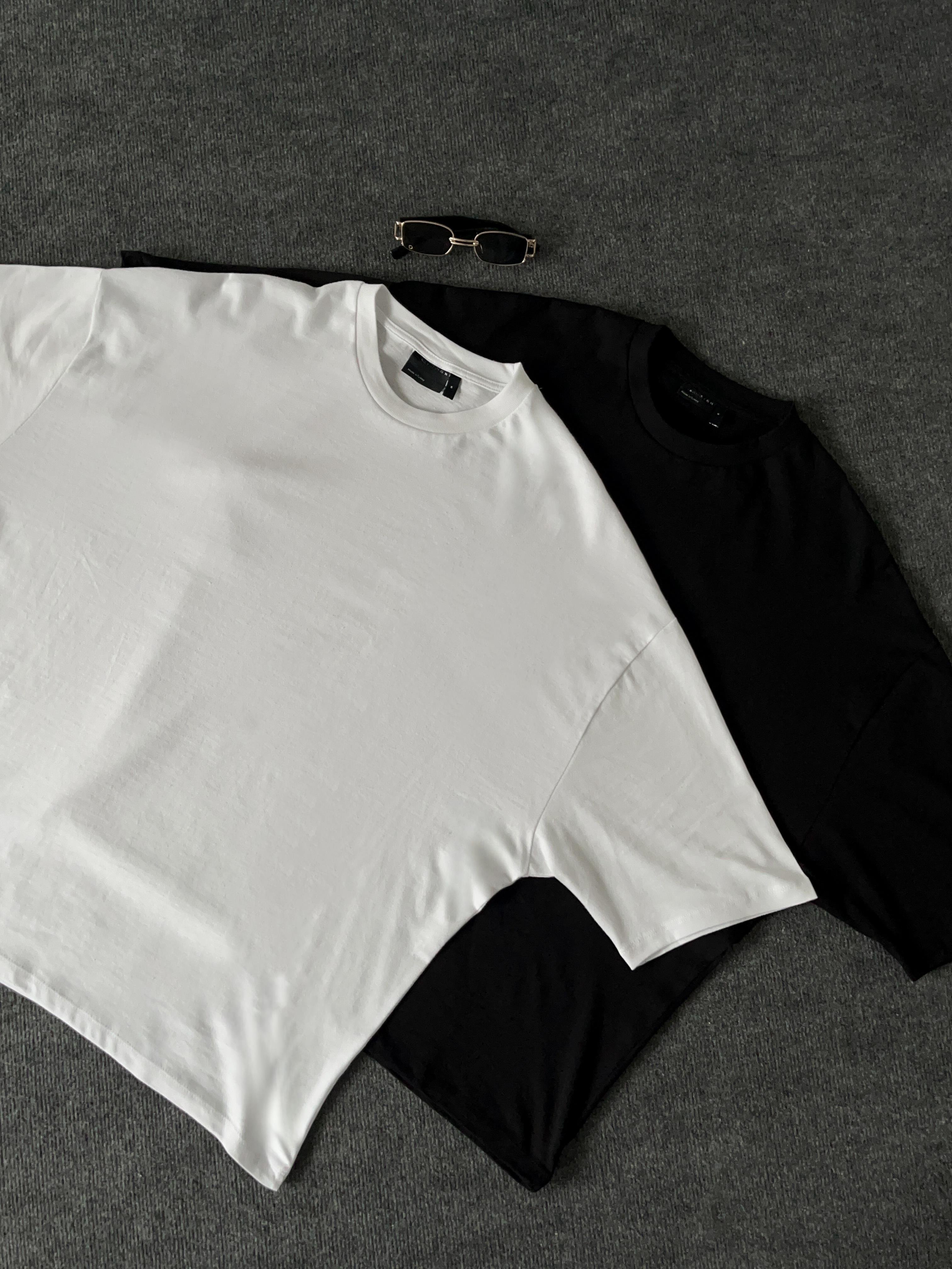 Siyah Oversize Basic T-shirt