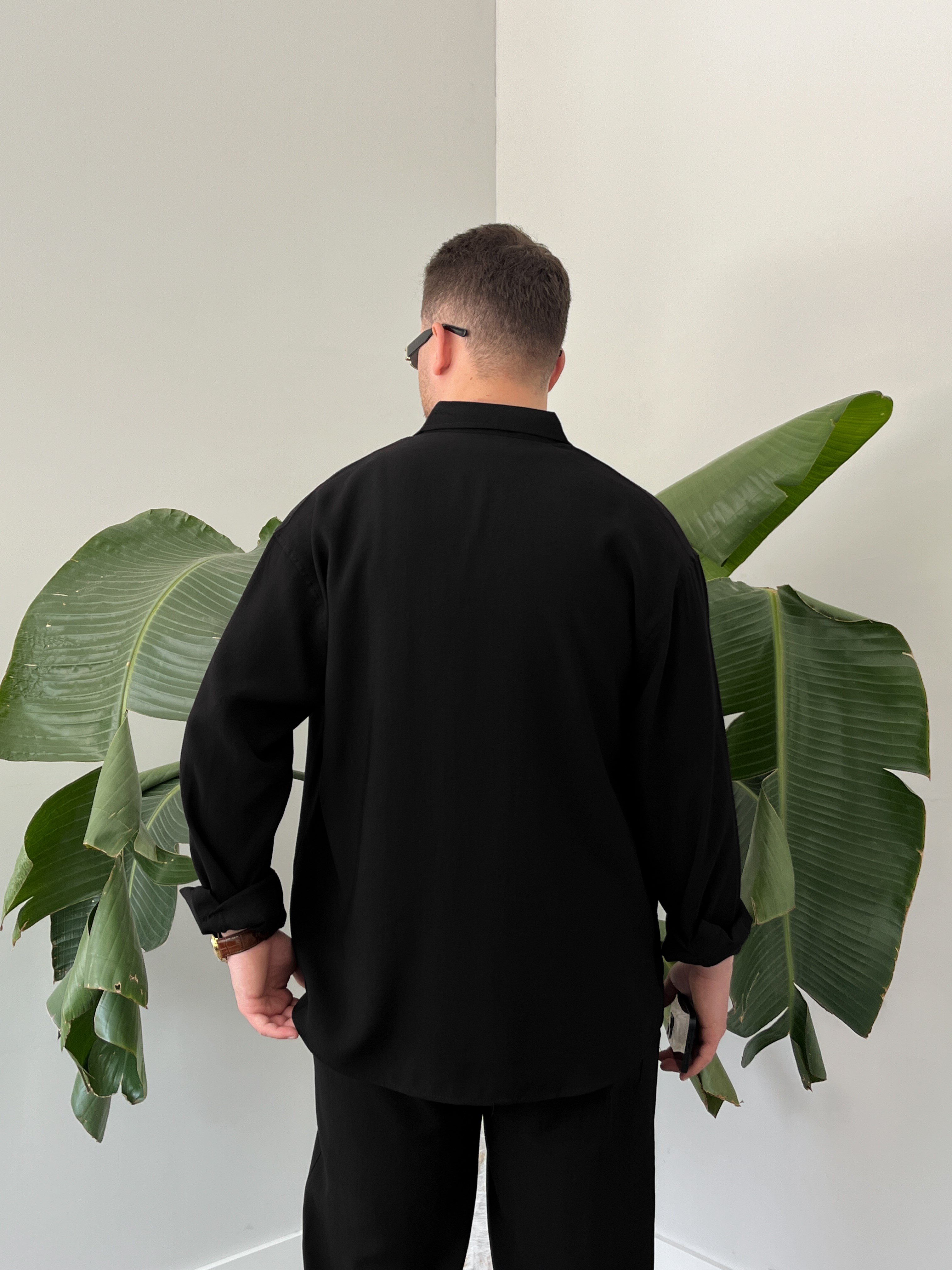 Siyah Premium Modal Oversize Takım