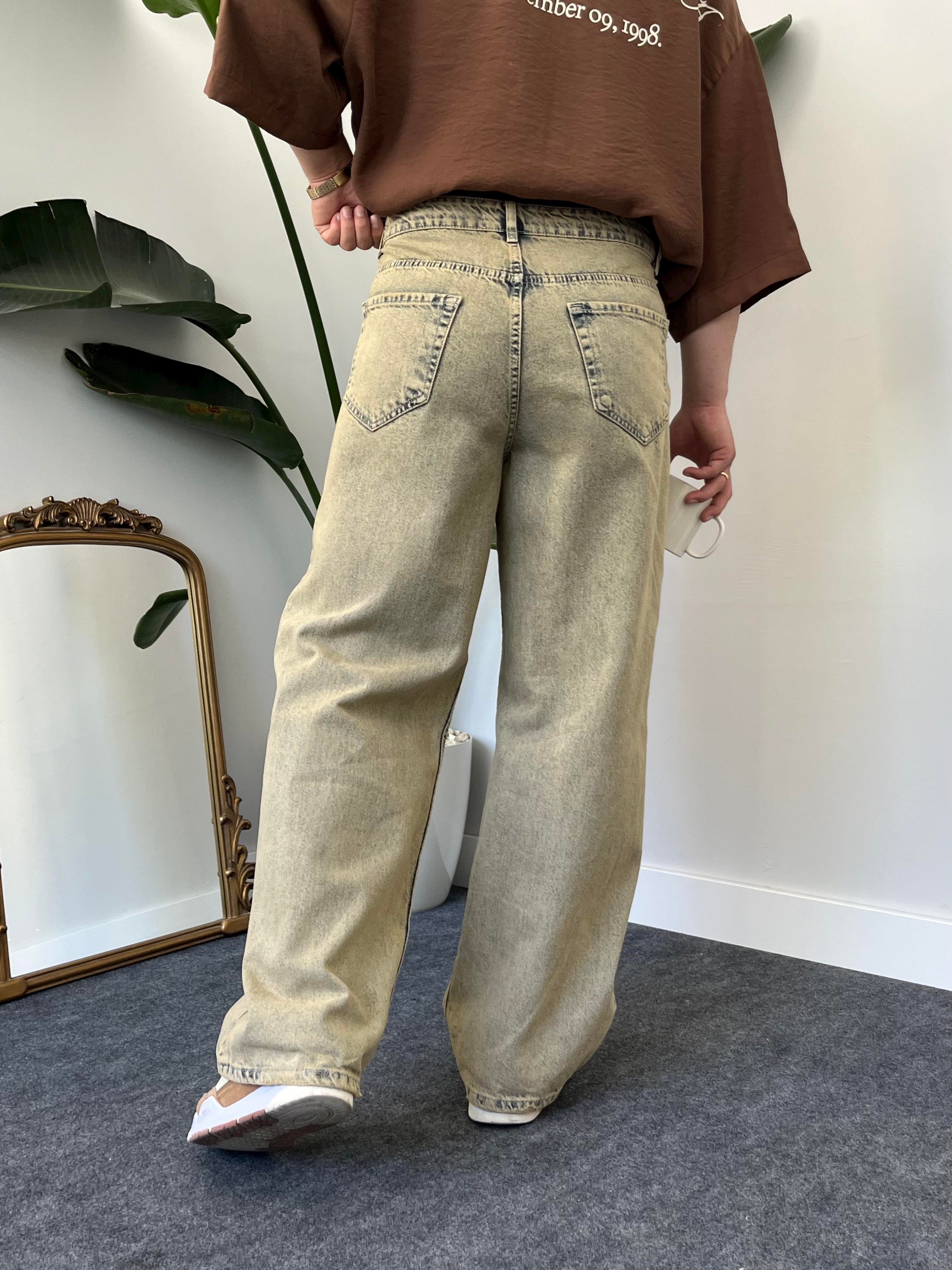 Stroei Acid-Wash Baggy Jean