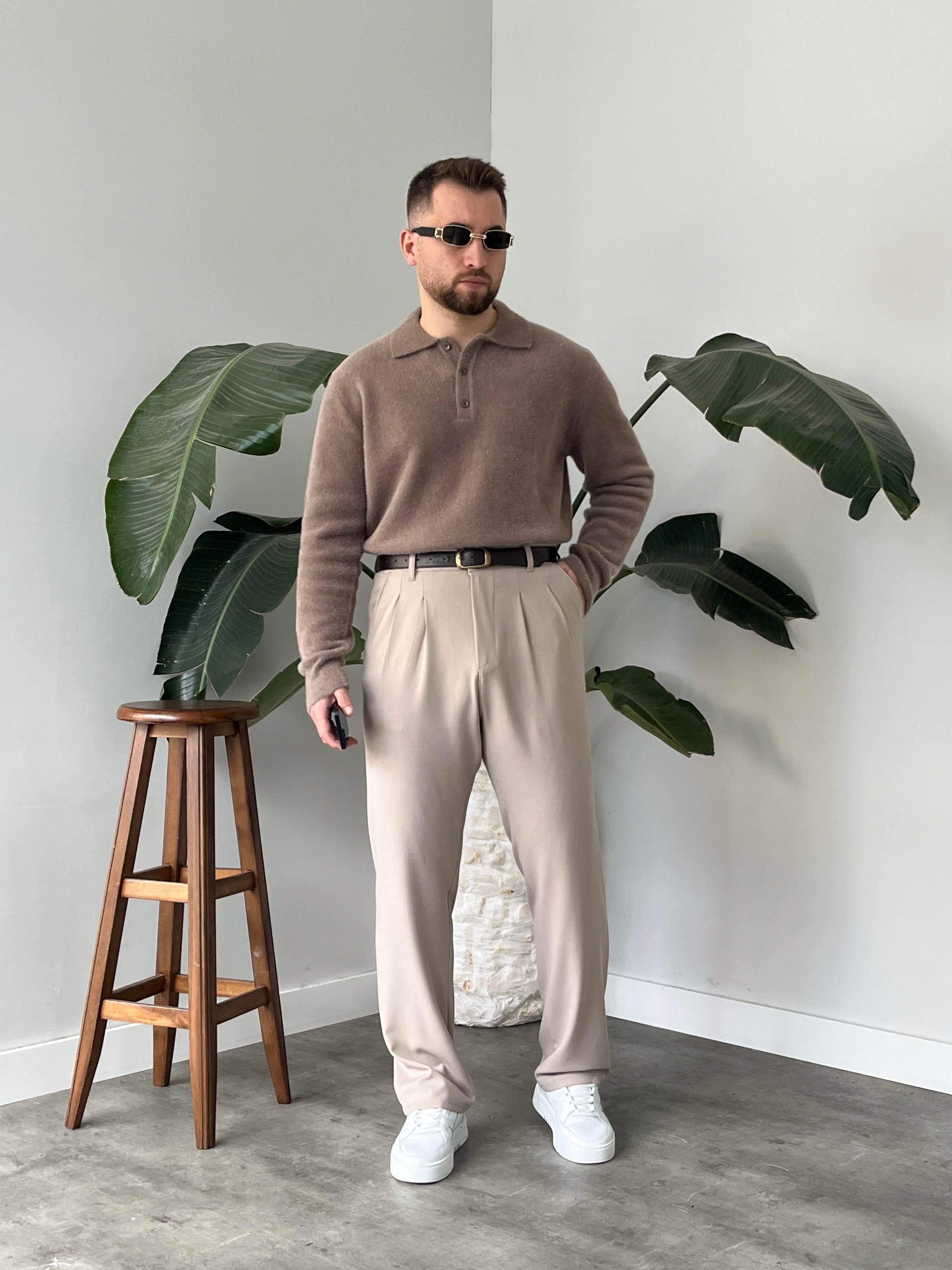 Vizon Soft Touch Polo Yaka Kazak