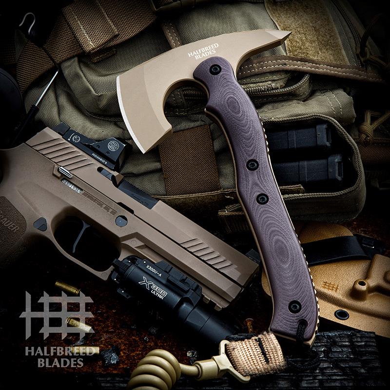 HALFBREED Kompakt Kurtarma Baltası (Kazma Başlı) HALFBREED BLADES | Politak Store