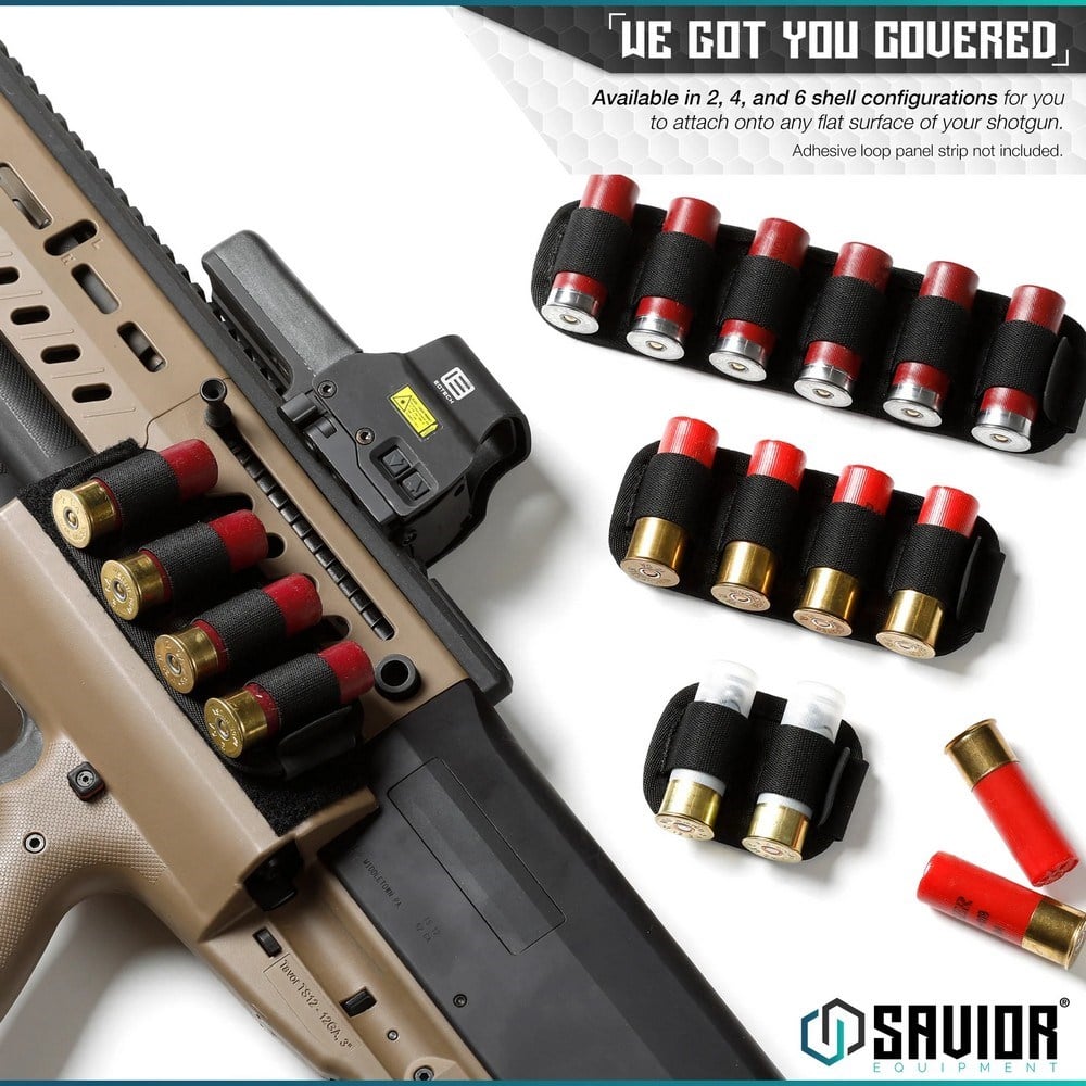 SAVIOR 6'lı 12 Kalibre Fişek Kılıfı (Gri) (2'li) SAVIOR | Politak Store