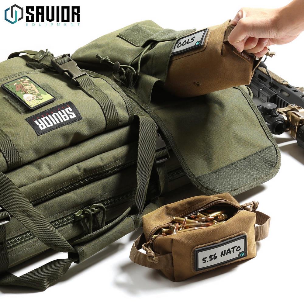 SAVIOR 8'li Yazılabilir ID Yama 3,5 (Mat Siyah) SAVIOR | Politak Store