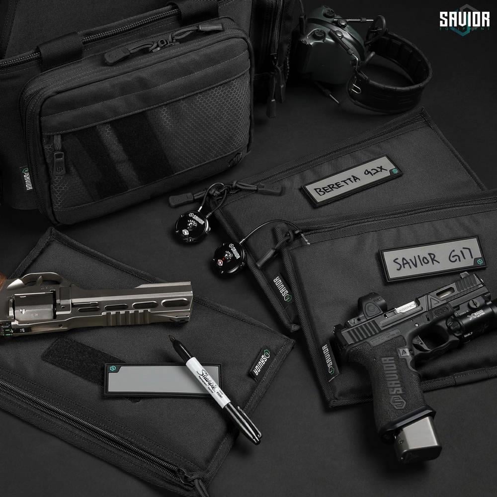 SAVIOR 8'li Yazılabilir ID Yama 4,75 (Mat Siyah) SAVIOR | Politak Store