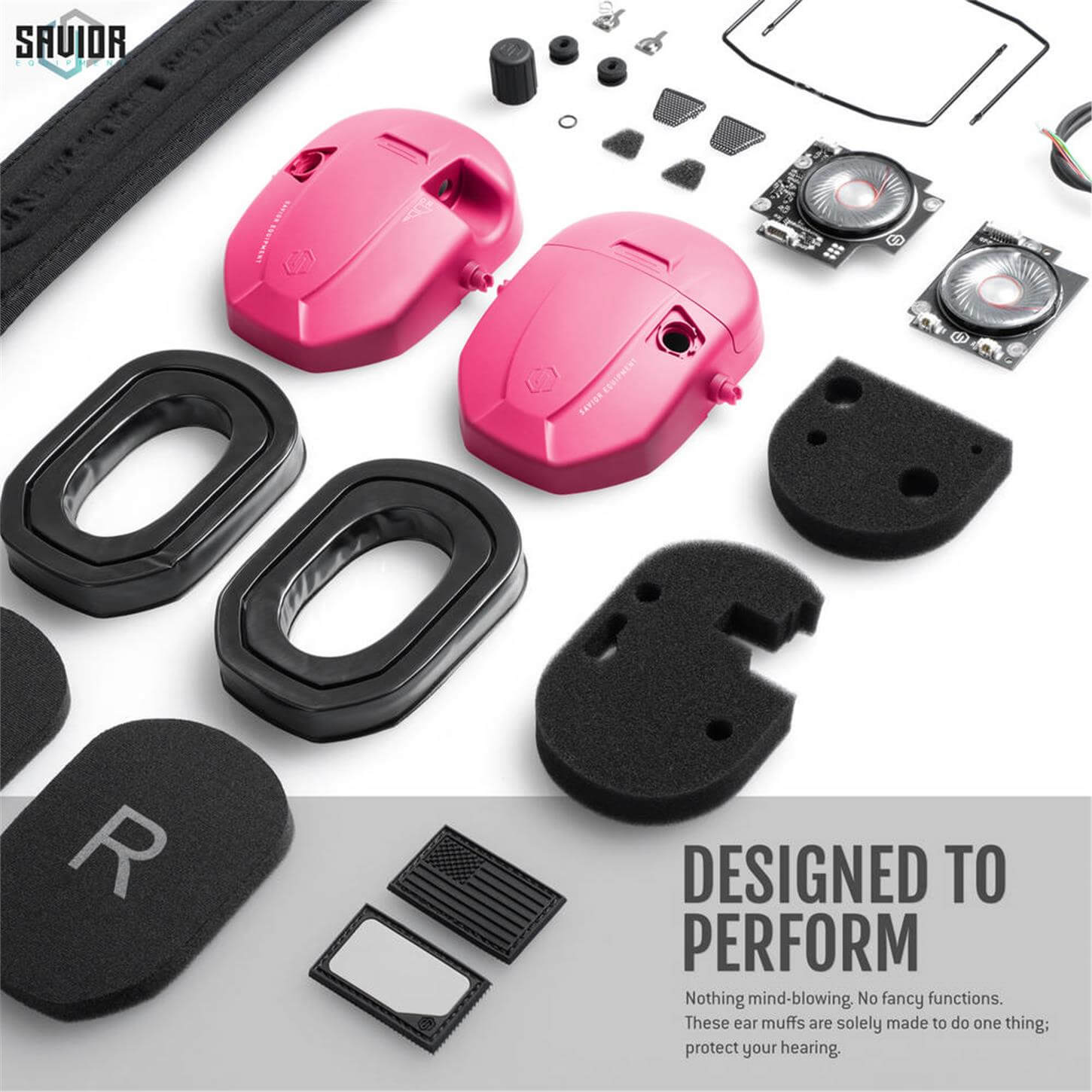 SAVIOR APOLLO Elektronik Atış Kulaklığı (Pembe) SAVIOR | Politak Store