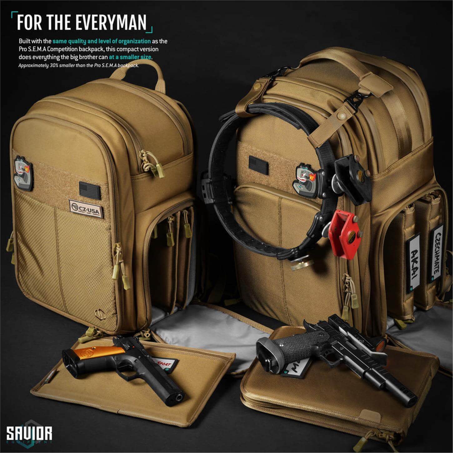 SAVIOR COMPACT S.E.M.A. Tabanca Sırt Çantası (Toprak) SAVIOR | Politak Store