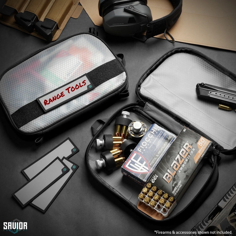SAVIOR PRO CORE Aksesuar Çantası (2'li Paket) 11 x 7 (Siyah) SAVIOR | Politak Store