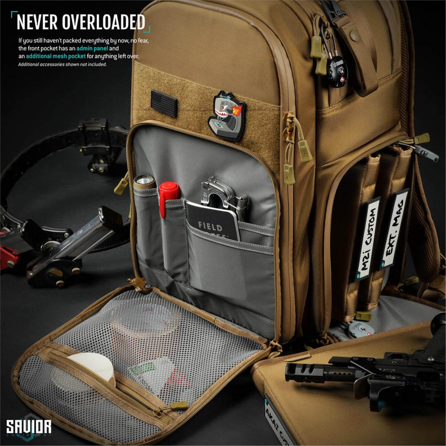 SAVIOR PRO S.E.M.A. Tabanca Sırt Çantası (Toprak) SAVIOR | Politak Store
