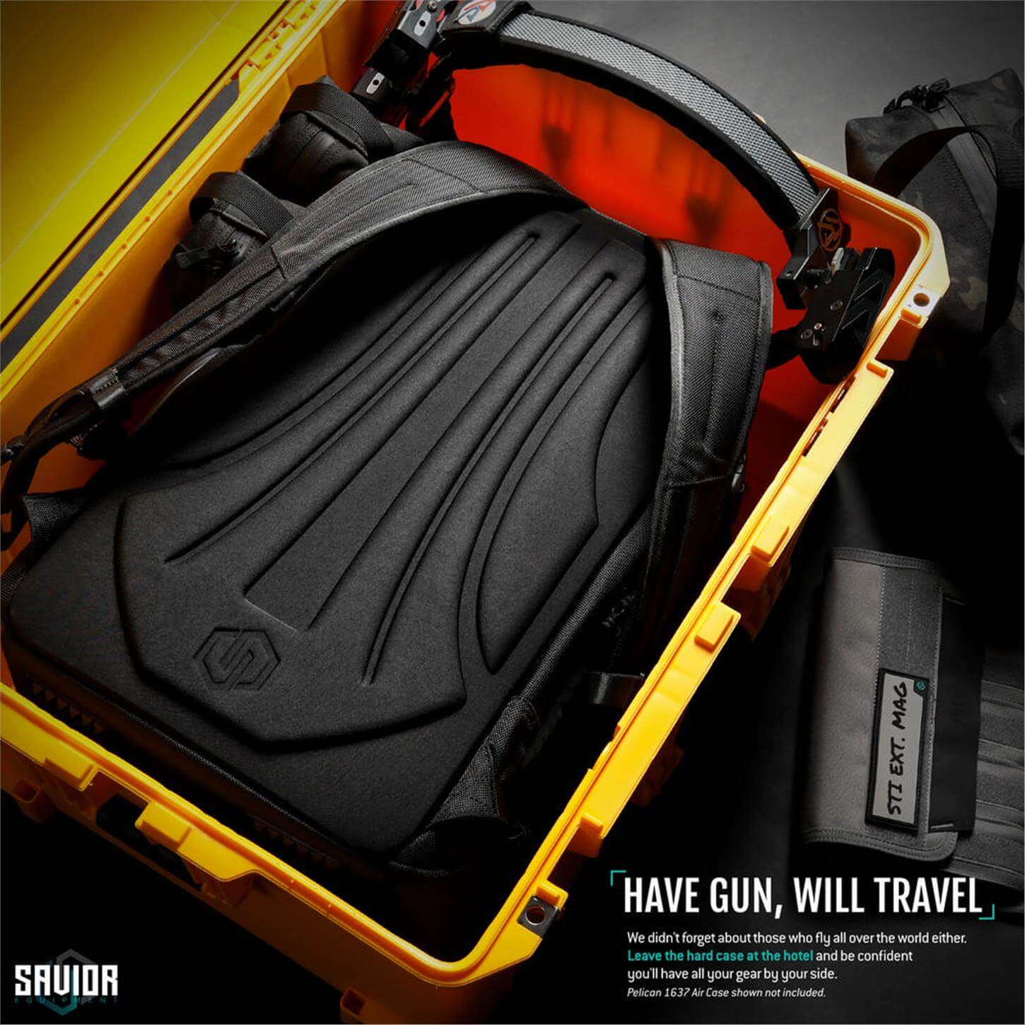 SAVIOR PRO S.E.M.A. Tabanca Sırt Çantası (Mat Siyah) SAVIOR | Politak Store