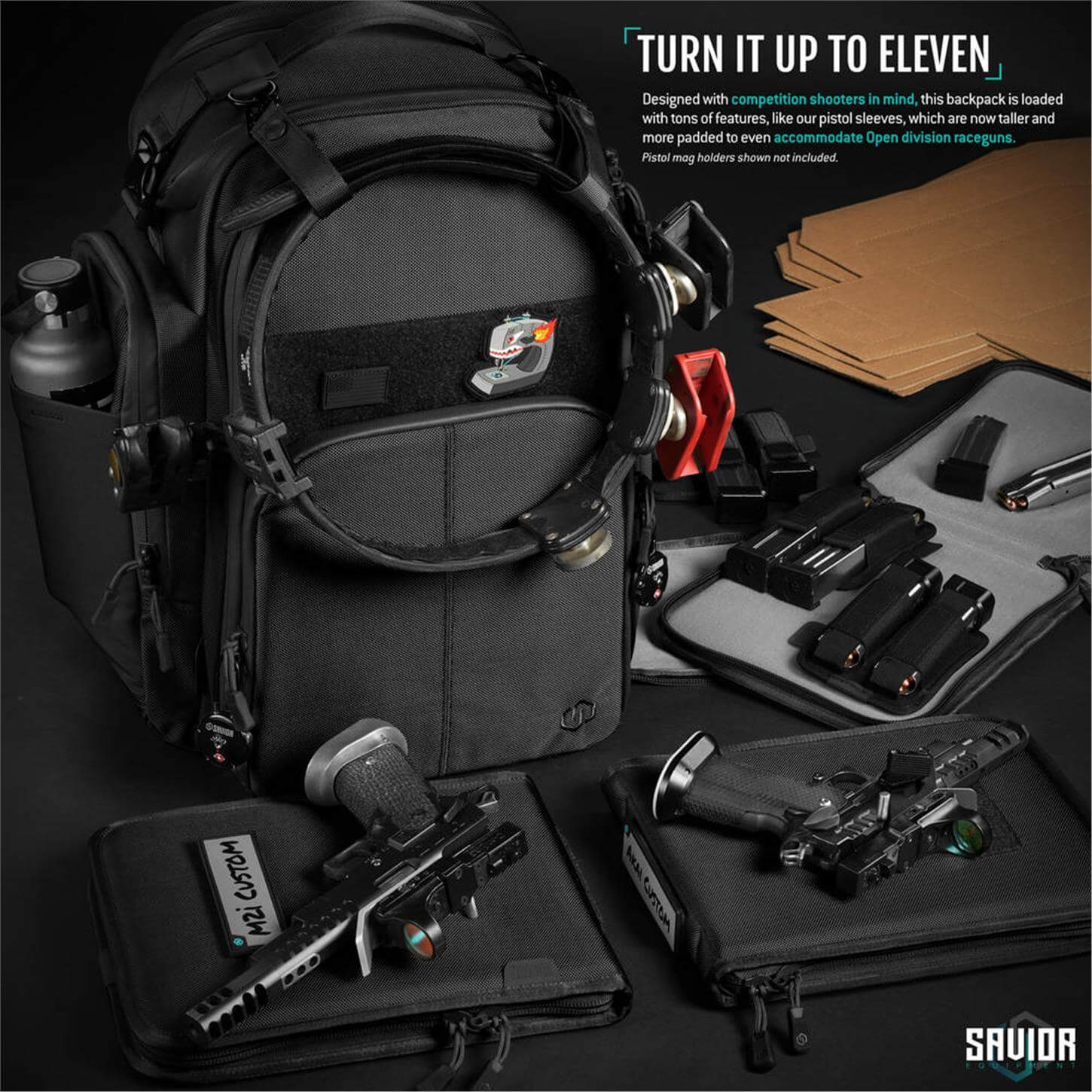 SAVIOR PRO S.E.M.A. Tabanca Sırt Çantası (Mat Siyah) SAVIOR | Politak Store