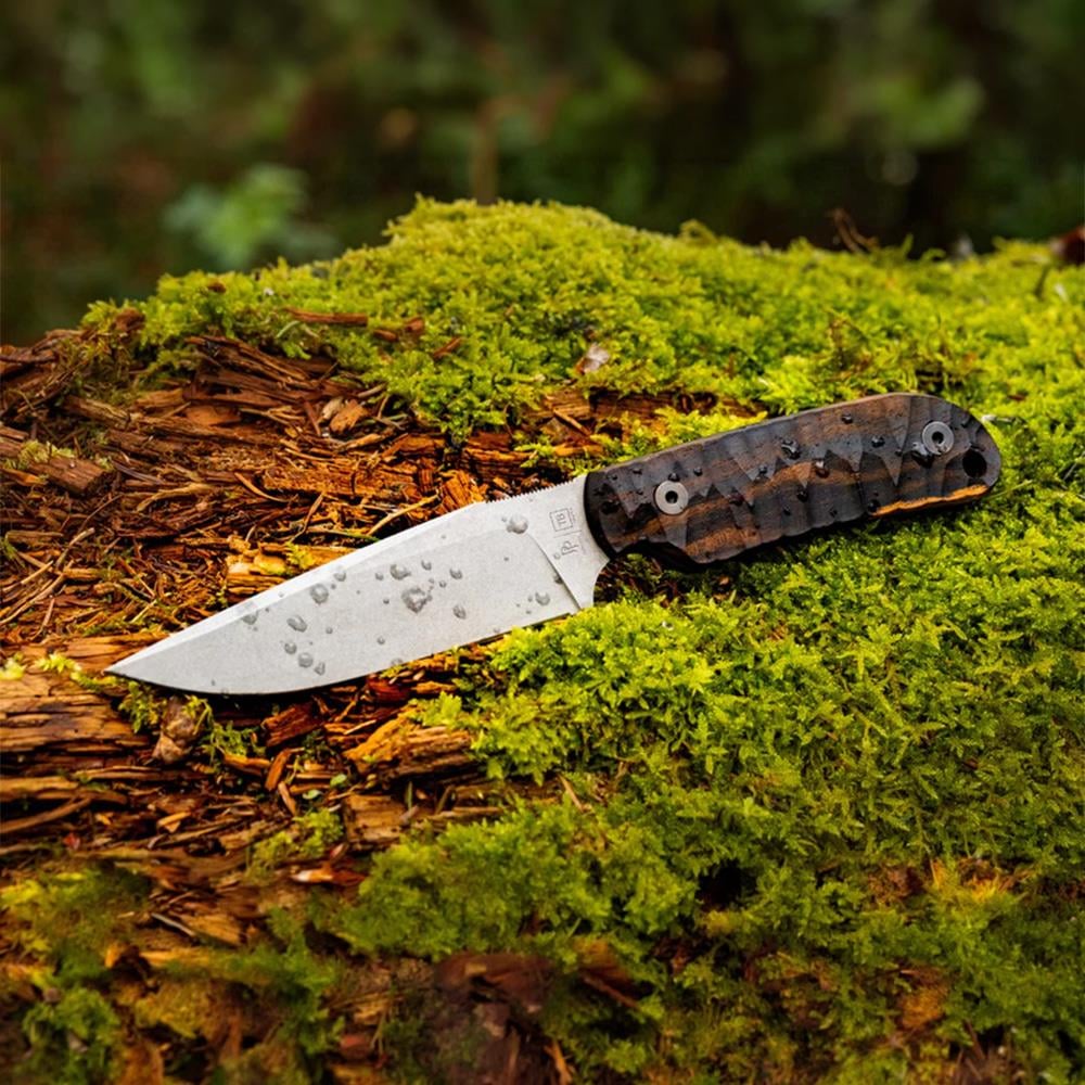 TB OUTDOOR COMMANDEUR Ziricote Ahşap Saplı Bıçak (K.Kahve) TB OUTDOOR | Politak Store