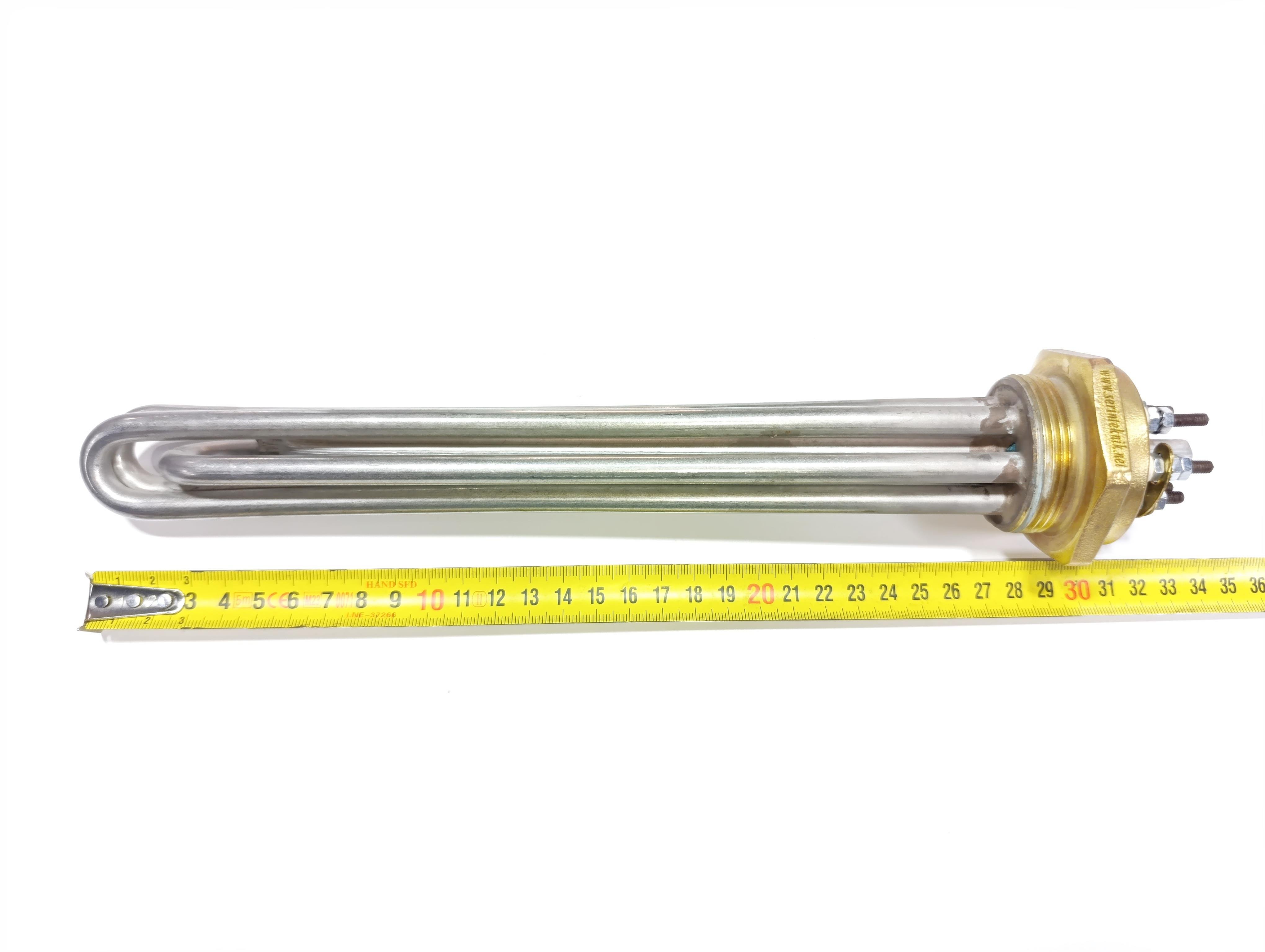 1.5 Inch 304Cr 4500W 230-380V 30cm Three-Phase Industrial Heating Elements / Heating Resistance