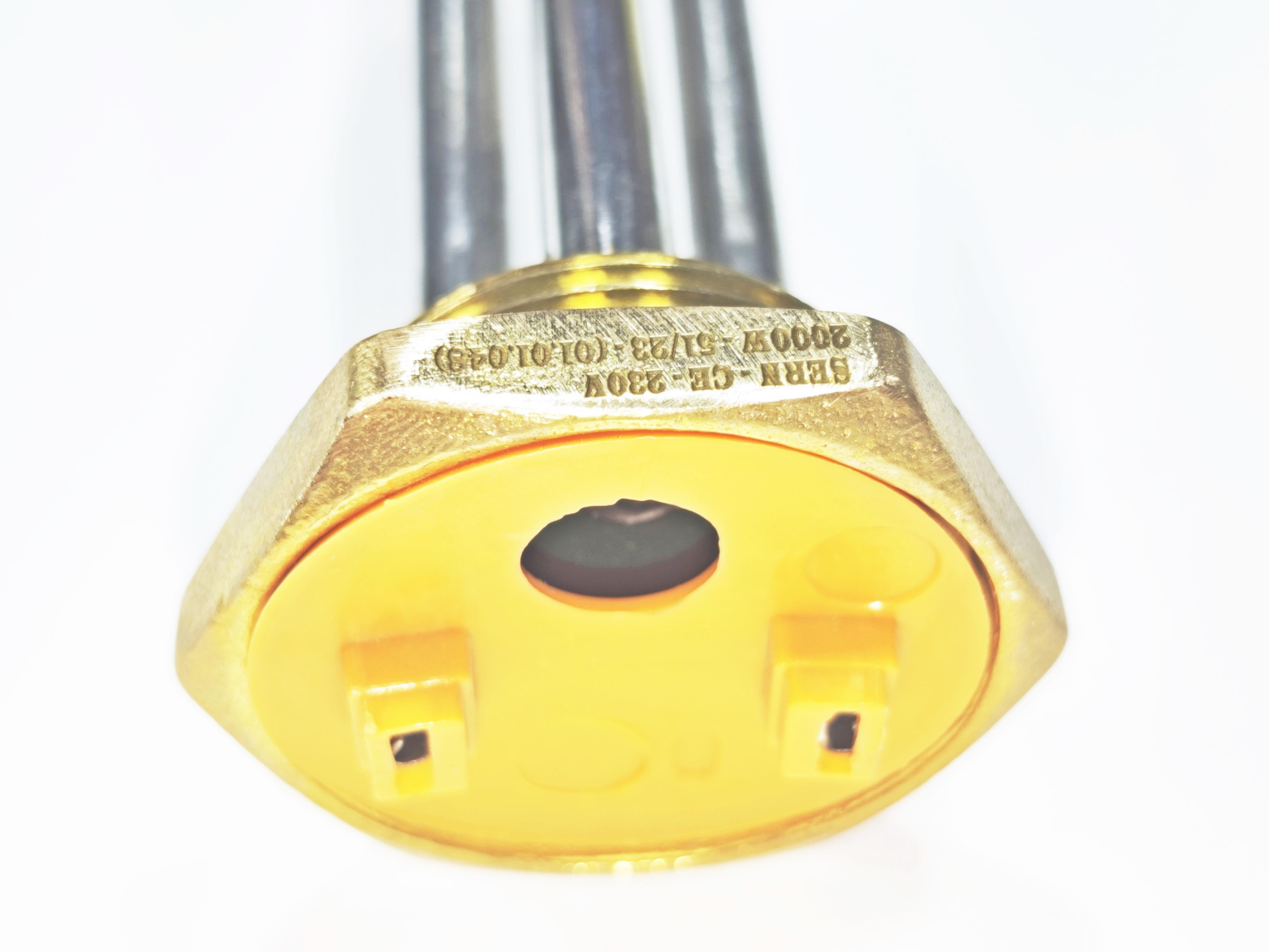 01.Heating Resistances1-1/4 Inch Standard Thread Bent Boiler Heating Element 2000W 30cm with 10mm Sheath CR304 Stainless Steel1-1/4 Inch Standard Thread Bent Boiler Heating Element 2000W 30cm with 10mm Sheath CR304 Stainless Steel