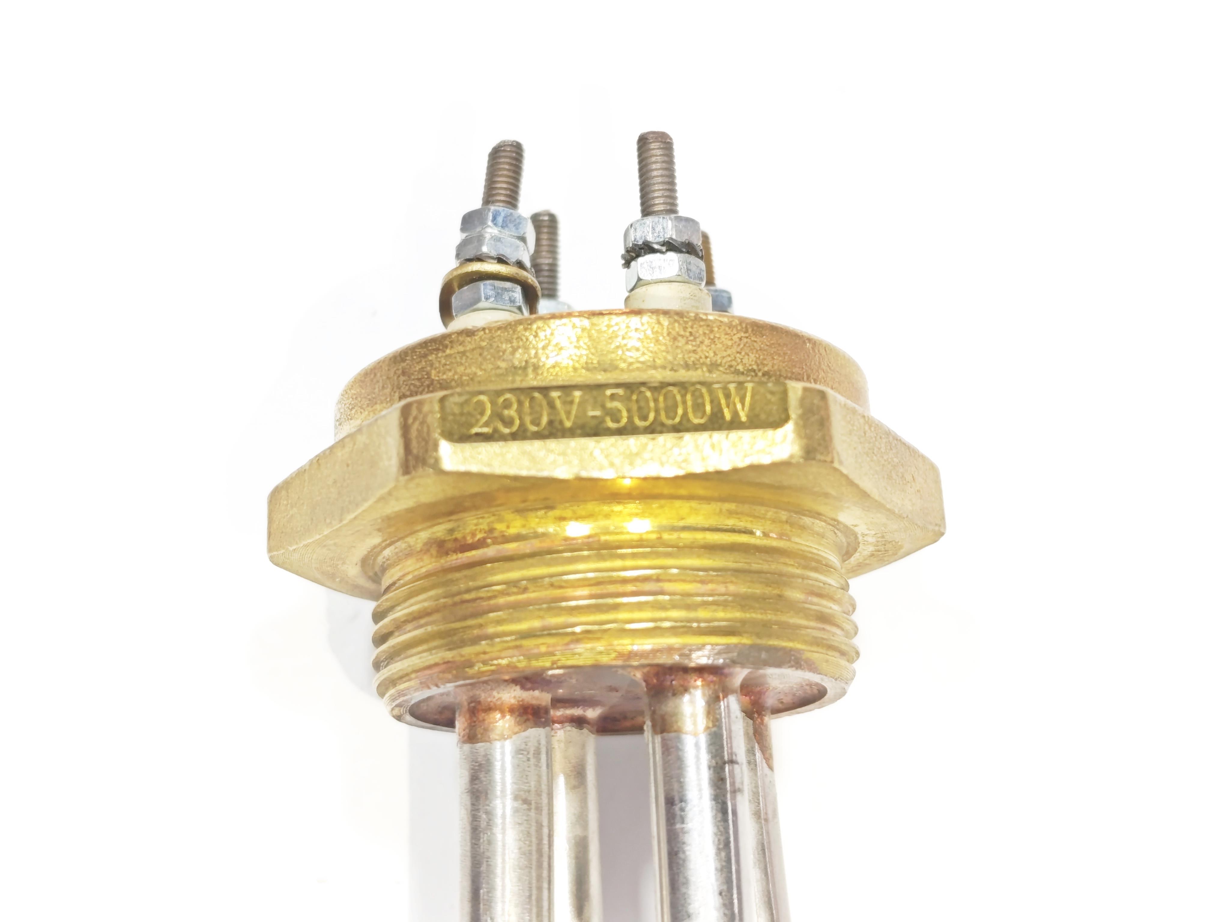 1.5 Inch 304Cr 5000W 230V 20cm Malkan Type Industrial Heating Elements / Heating Resistance