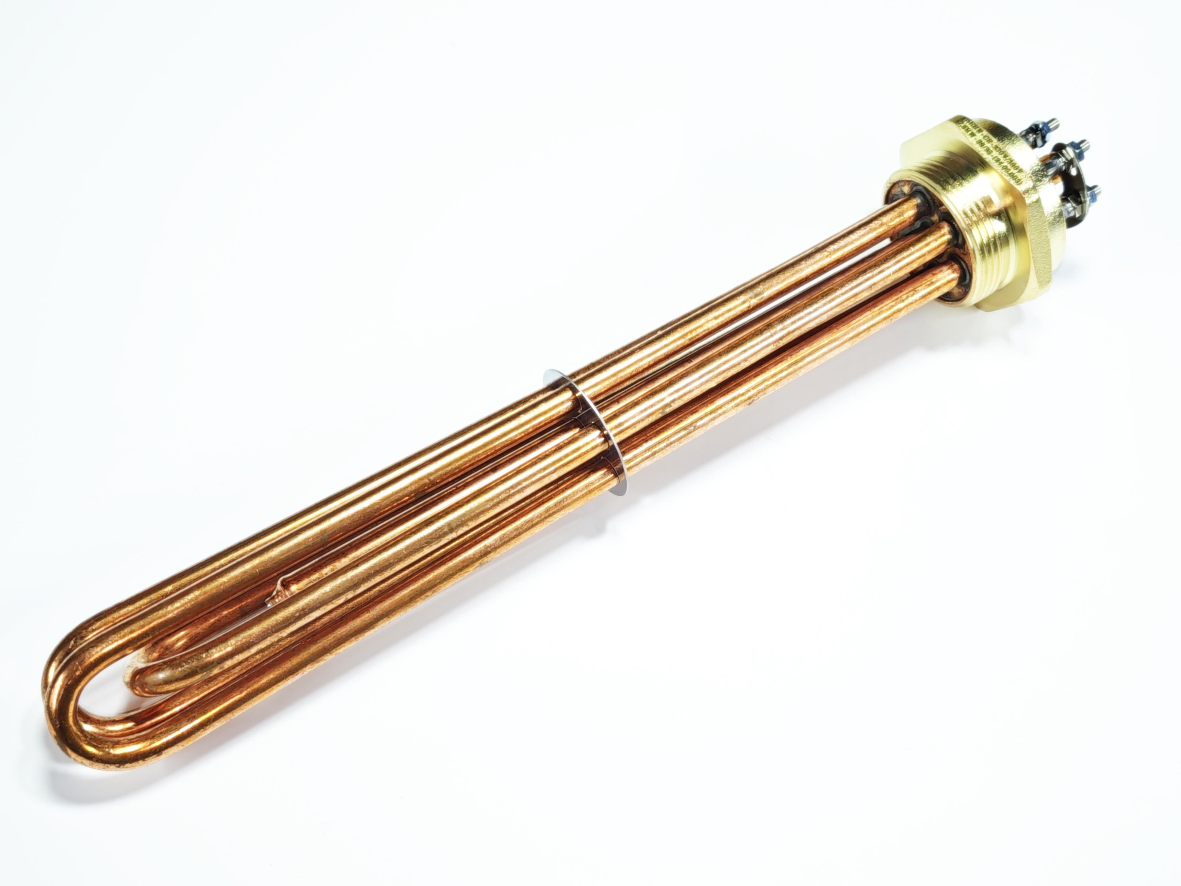 05.Copper Trifaze Head Heaters1.5 Inch Copper 380V 7500W 30cm Three-Phase Industrial Head Heating Element1.5 Inch Copper 380V 7500W 30cm Three-Phase Industrial Head Heating Element
