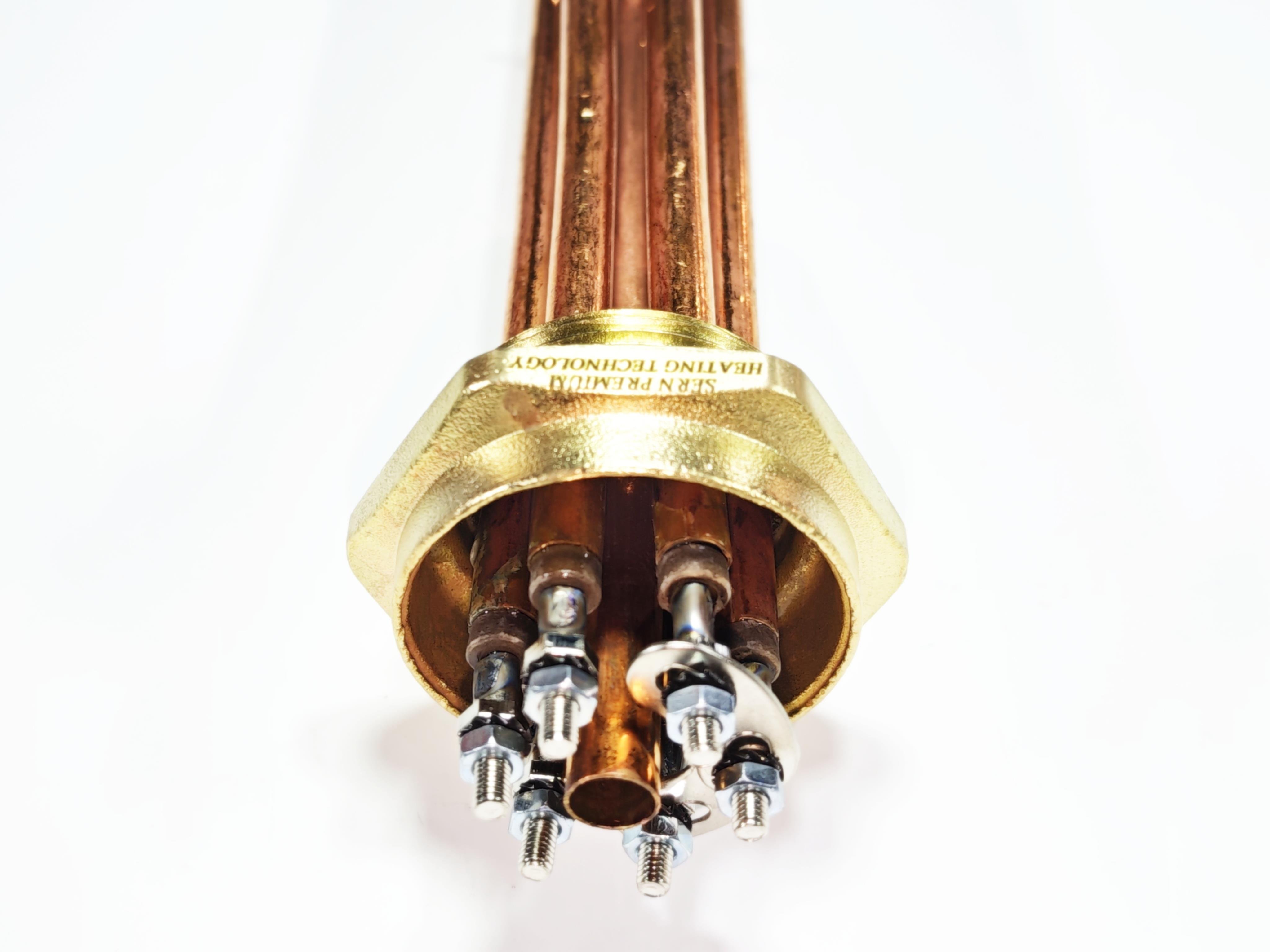 05.Copper Trifaze Head Heaters1.5 Inch Copper 380V 7500W 30cm Three-Phase Industrial Head Heating Element1.5 Inch Copper 380V 7500W 30cm Three-Phase Industrial Head Heating Element