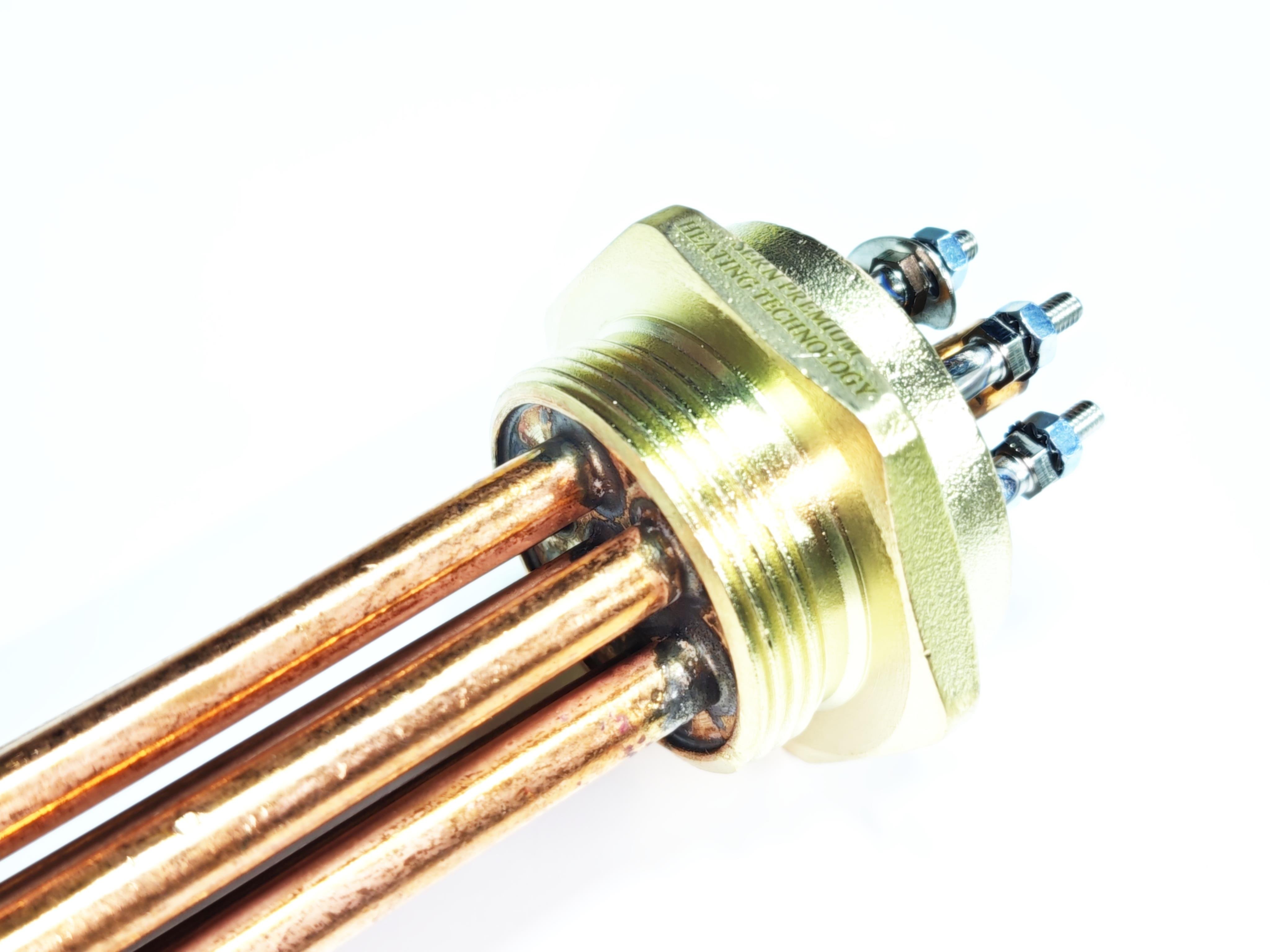 05.Copper Trifaze Head Heaters1.5 Inch Copper 380V 7500W 30cm Three-Phase Industrial Head Heating Element1.5 Inch Copper 380V 7500W 30cm Three-Phase Industrial Head Heating Element
