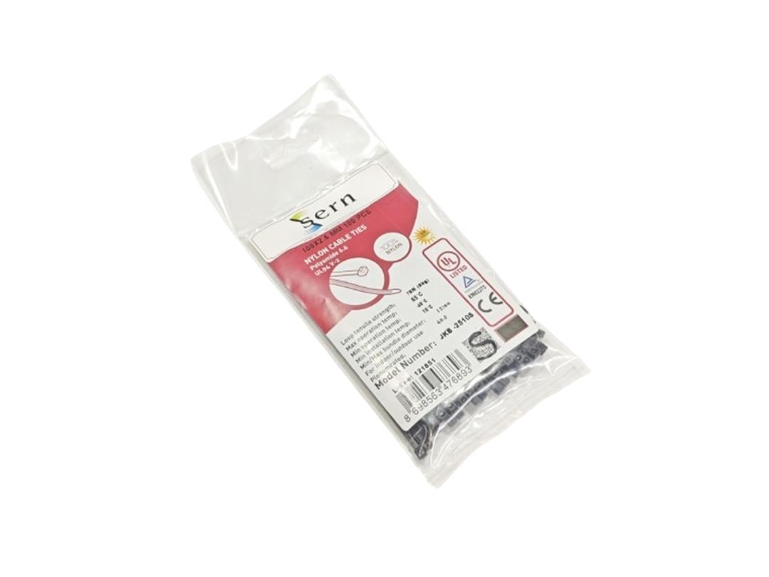 06. Cable Ties and Accessories10cm Standard Black Cable Ties – 2.5mm Width Plastic Zip Ties – Pack of 10010cm Standard Black Cable Ties – 2.5mm Width Plastic Zip Ties – Pack of 100