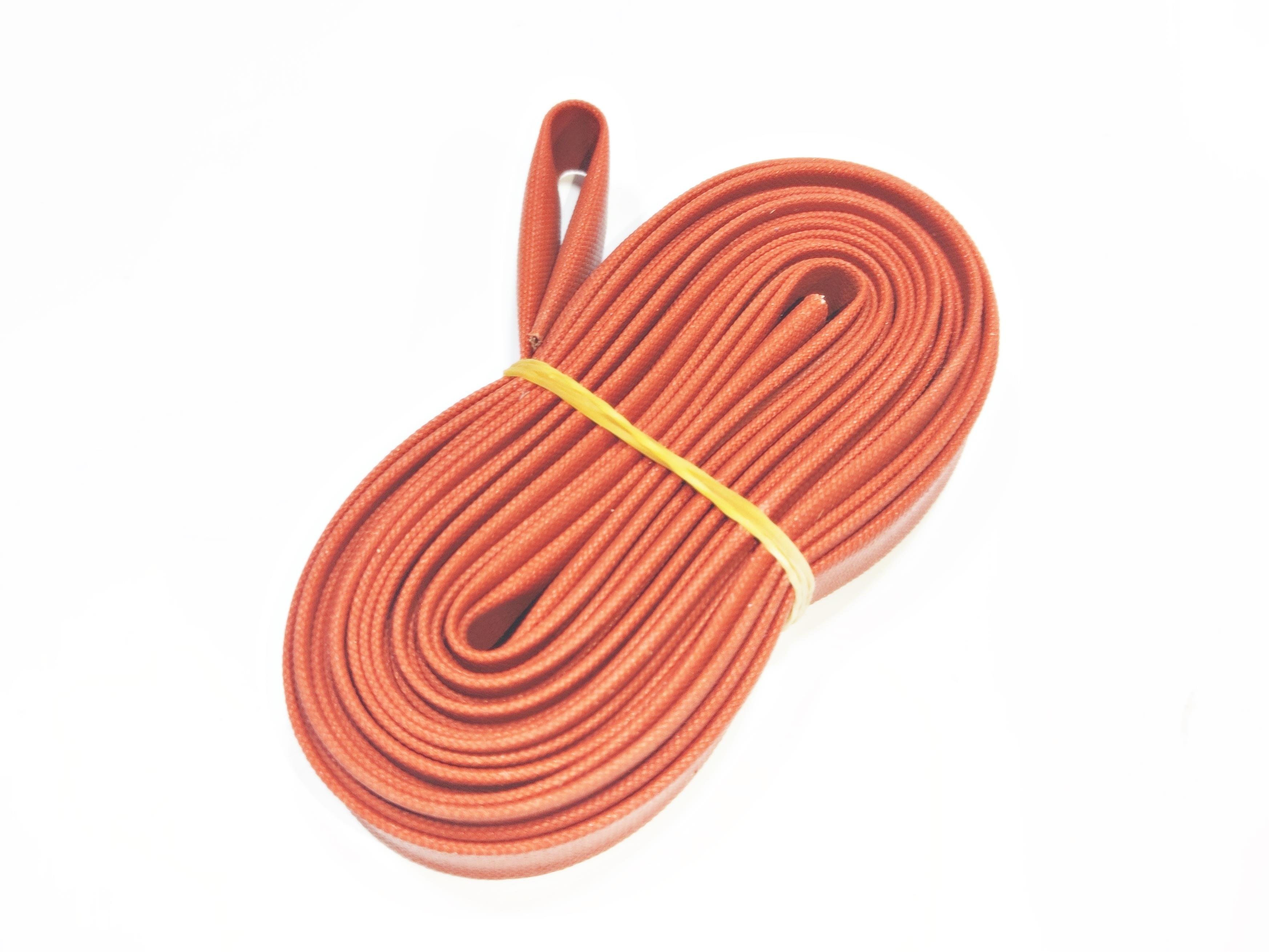 10mm H-Class Cam Elyaf Silikon İzoleli  Makaron - 10mm H-Class Silicone Coated Fiberglass Sleeve 