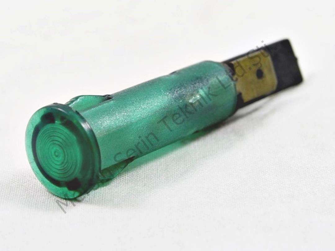 10mm Yeşil Geçmeli Sinyal Lambası 
