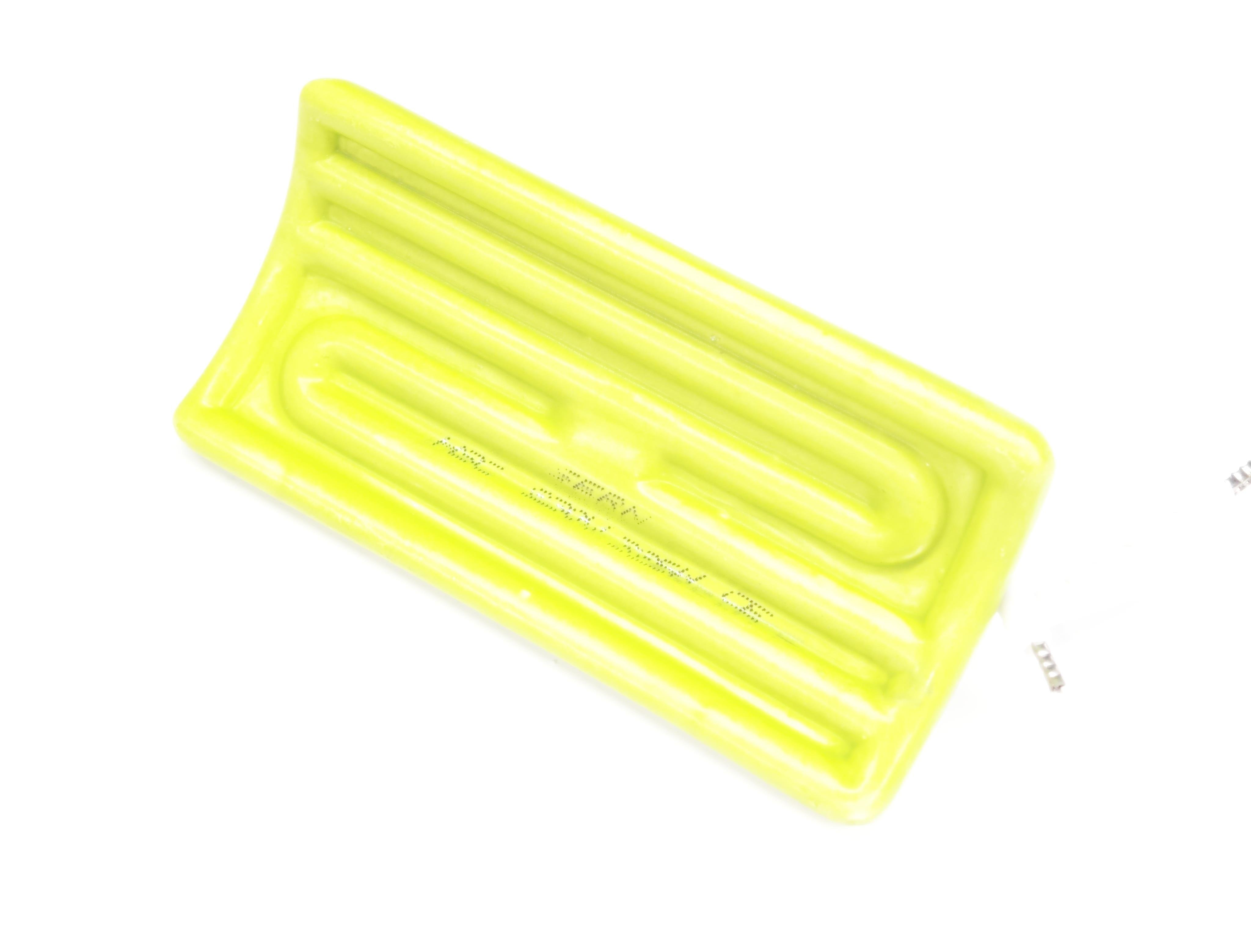 06.Concave (Green) Ceramic Resistors122x60mm 325W 230V SERN Infrared Ceramic Heater Element Concave Green HSC Model122x60mm 325W 230V SERN Infrared Ceramic Heater Element Concave Green HSC Model