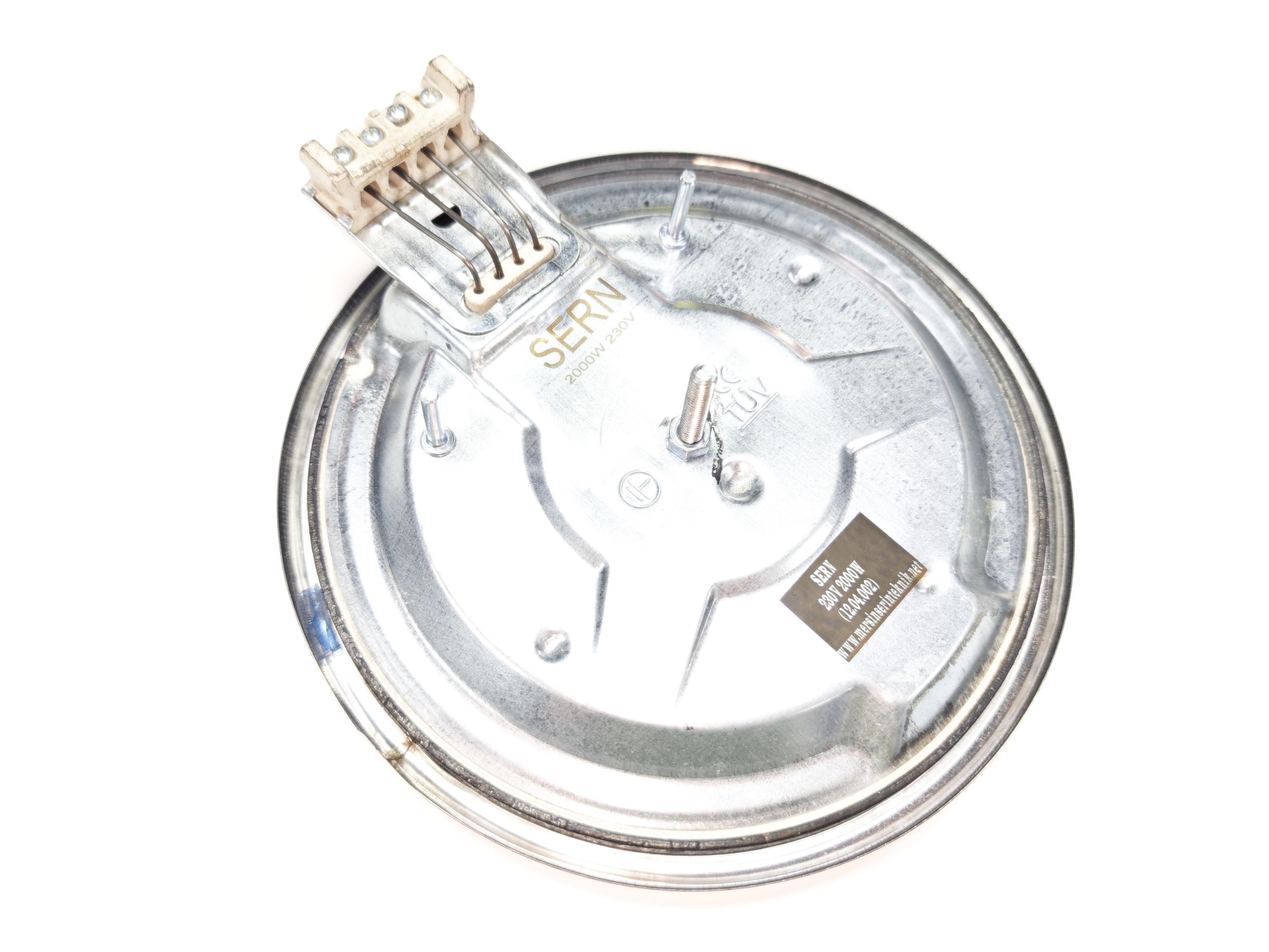 04.Rapid Hot Plates185mm 2000W 230V Rapid Thermostat Hot Plate with Four-Terminal Block185mm 2000W 230V Rapid Thermostat Hot Plate with Four-Terminal Block