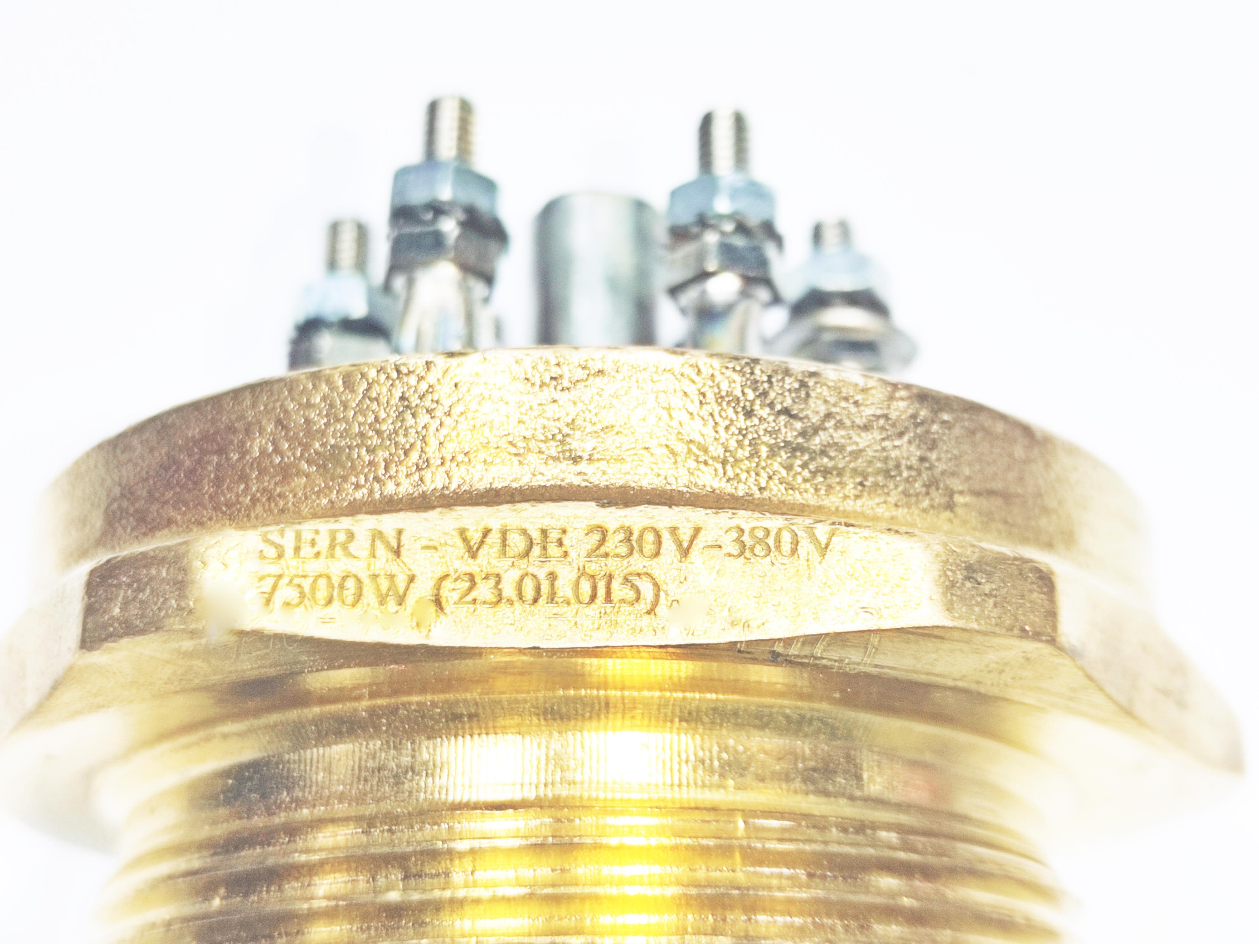 2 Inch Chrome 304 7500W 230/380V 35cm Three-Phase Industrial Heating Elements / Heating Resistance